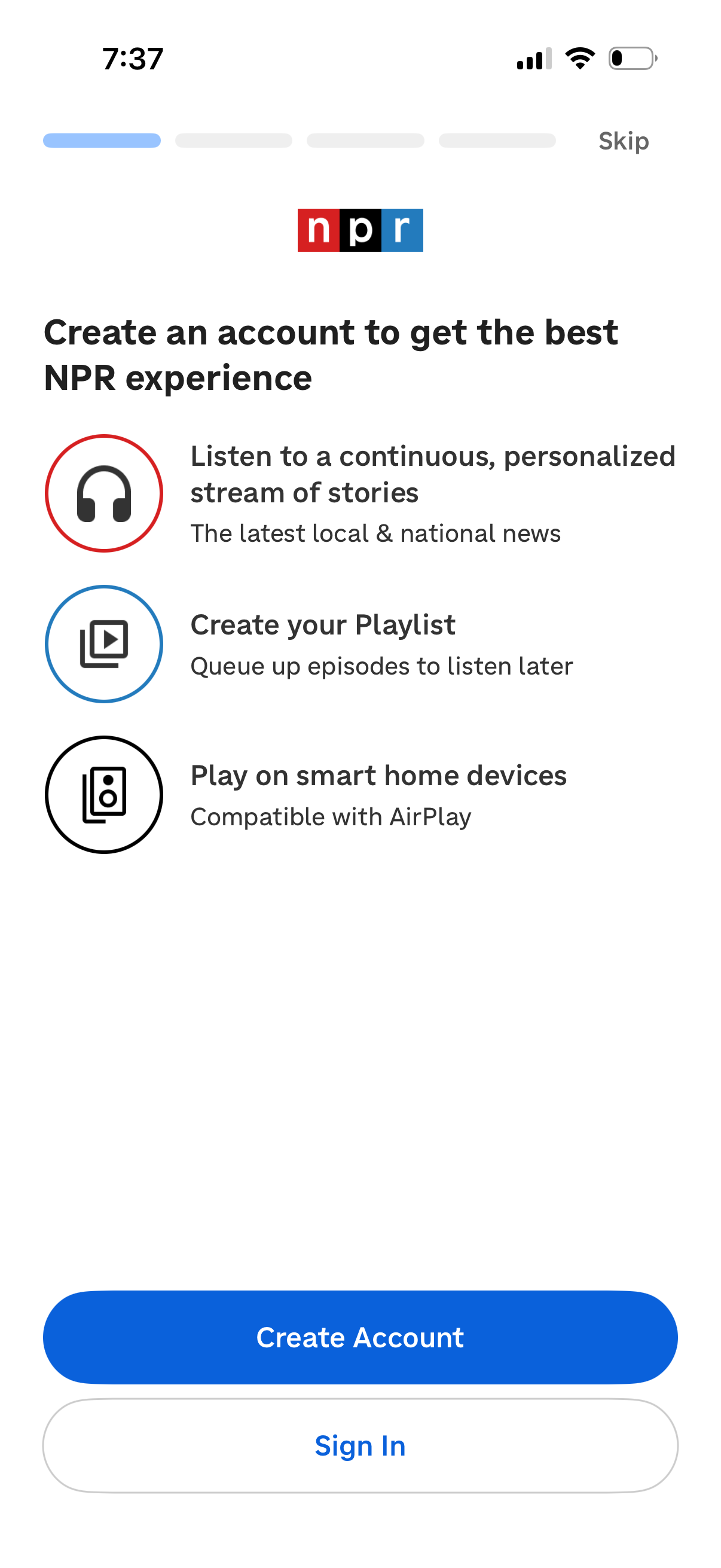 npr app screenshot 22