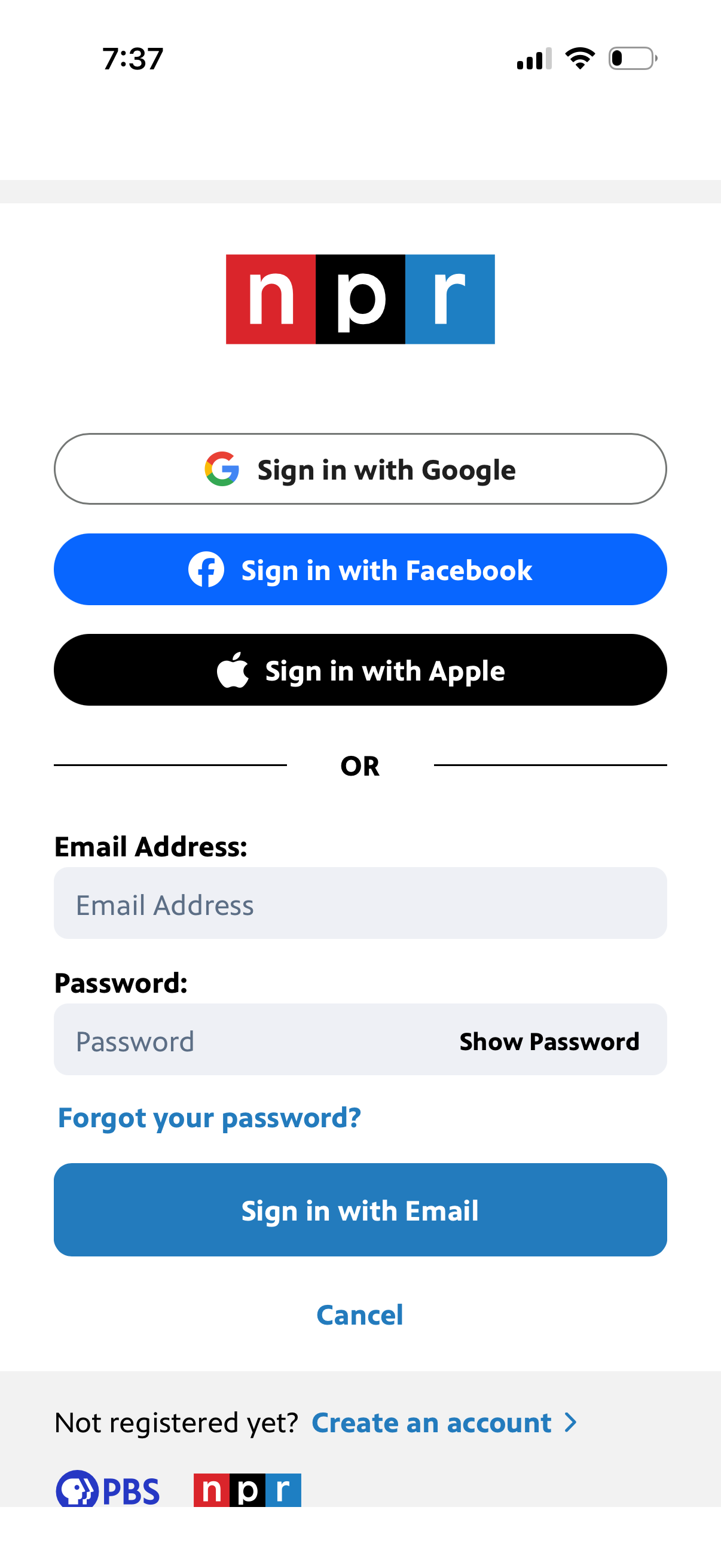 npr app screenshot 21