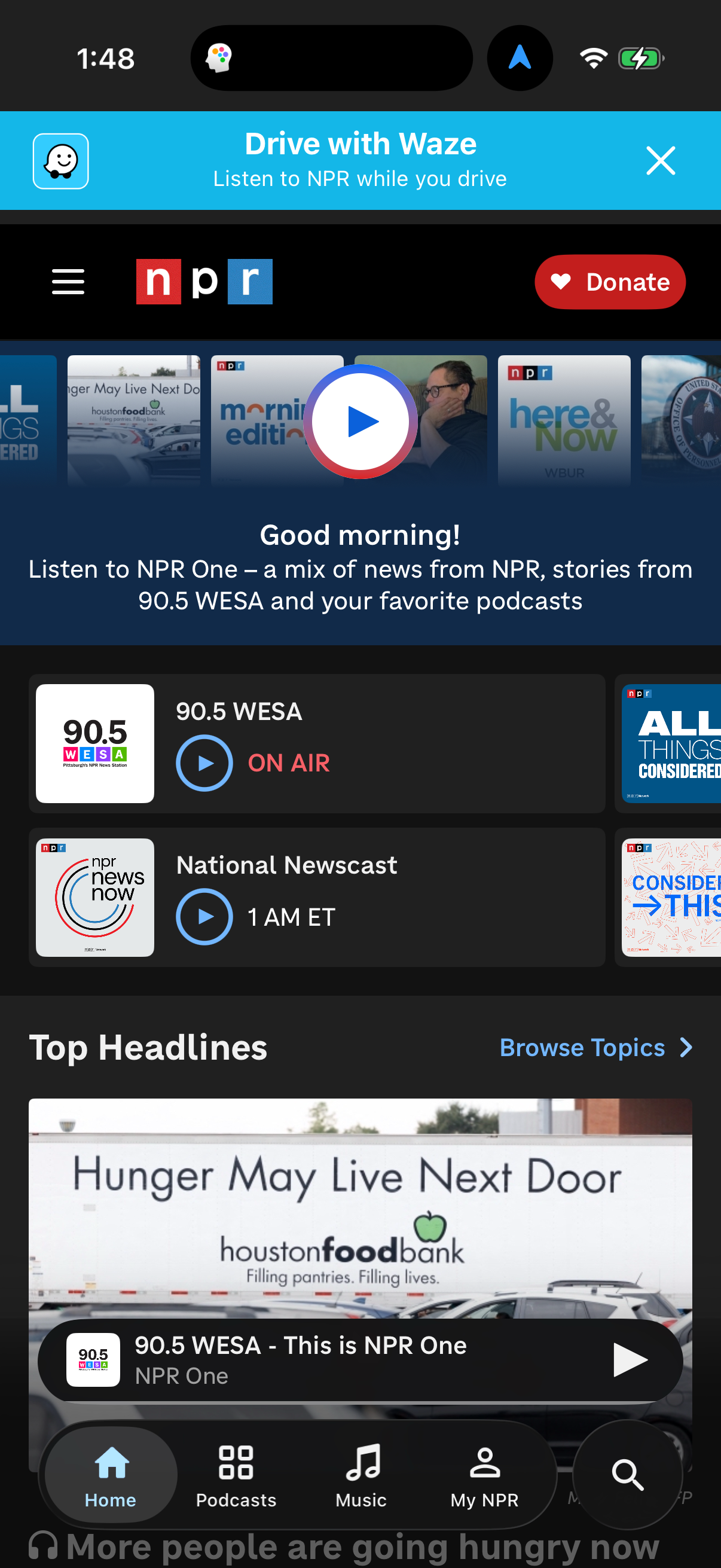 Step 1 of npr Main_tabs