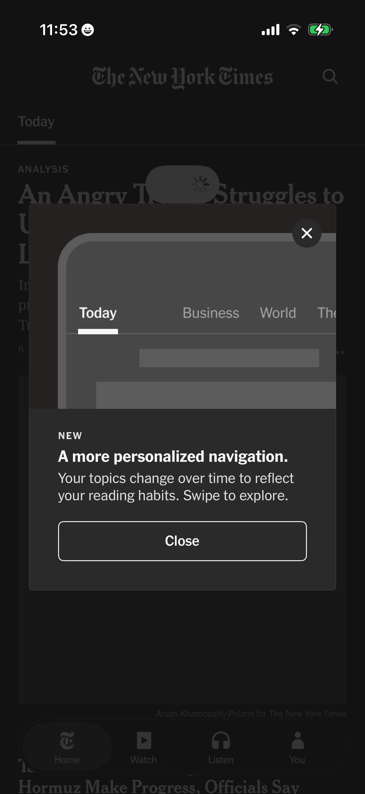nyt screen