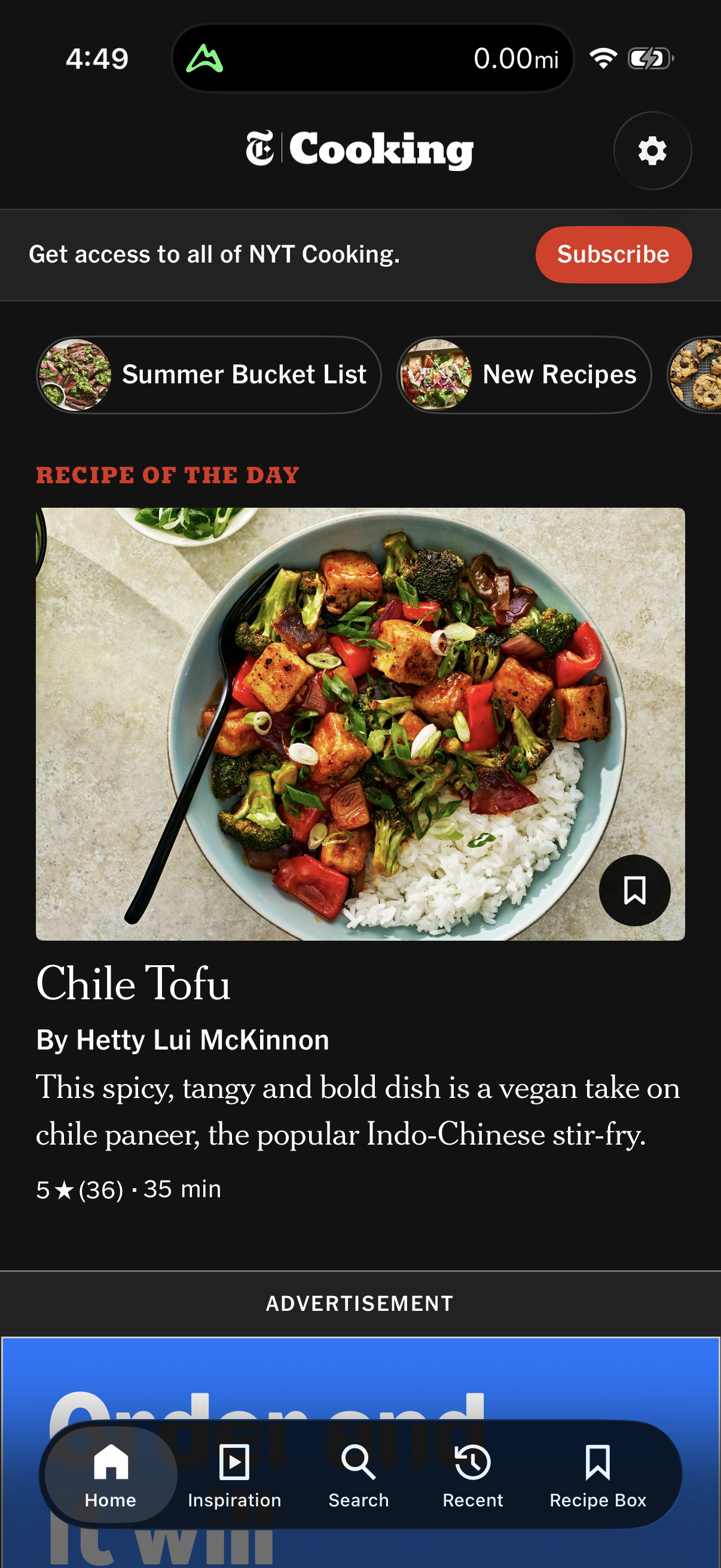 Step 1 of nyt-cooking Main_tabs