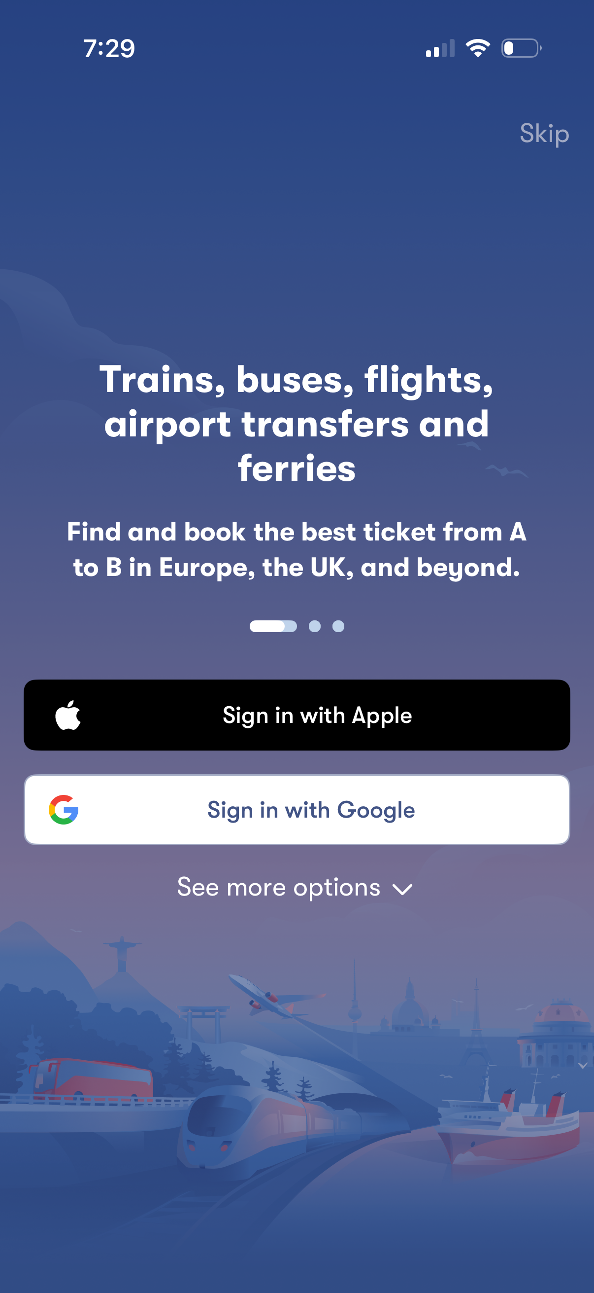 omio app screenshot 7