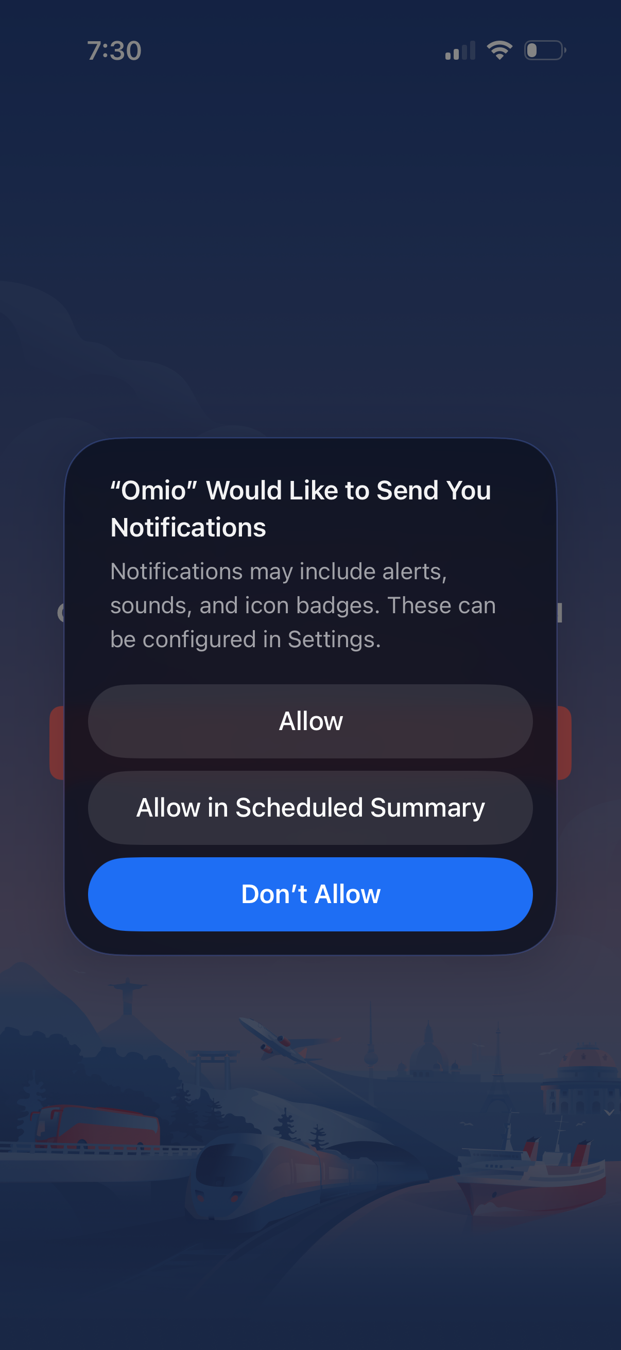 omio app screenshot 4