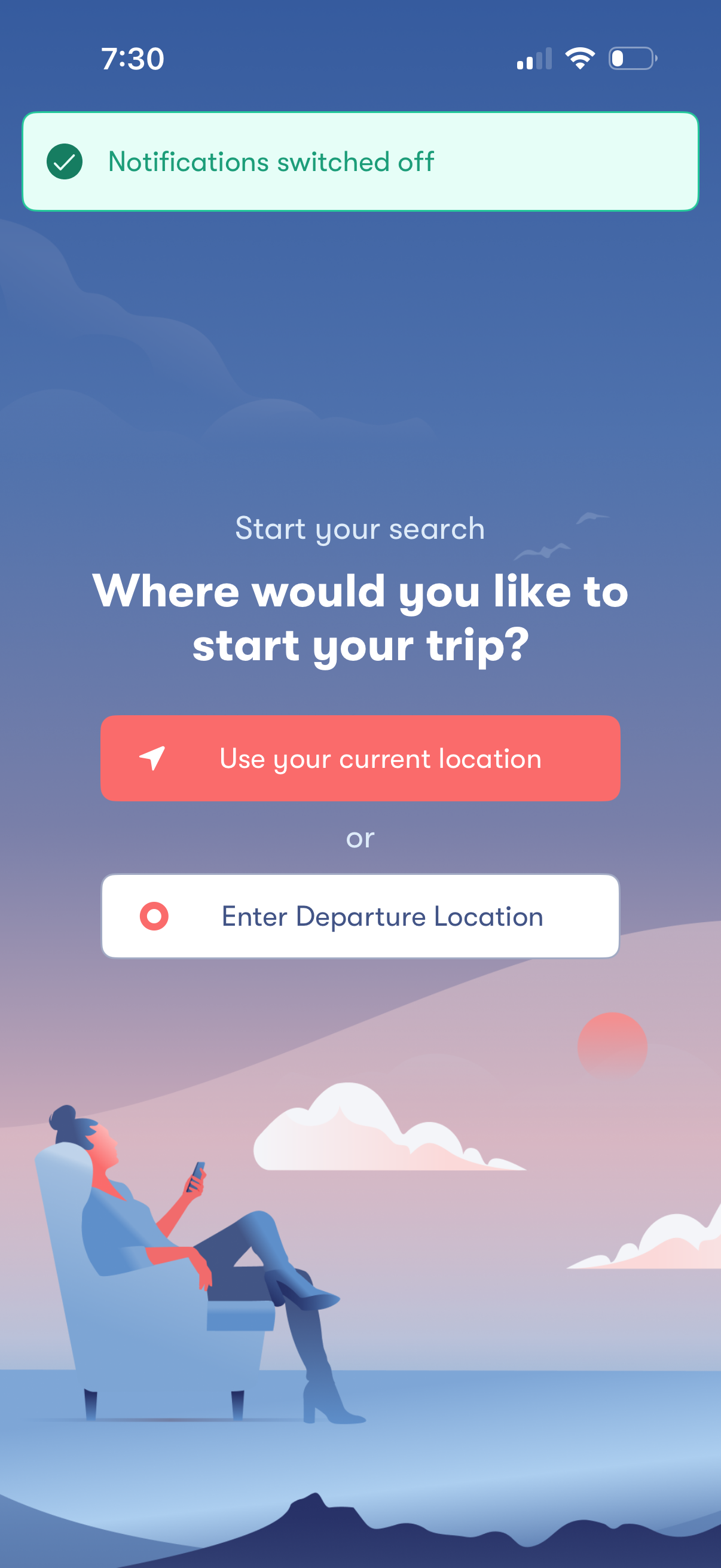omio app screenshot 3