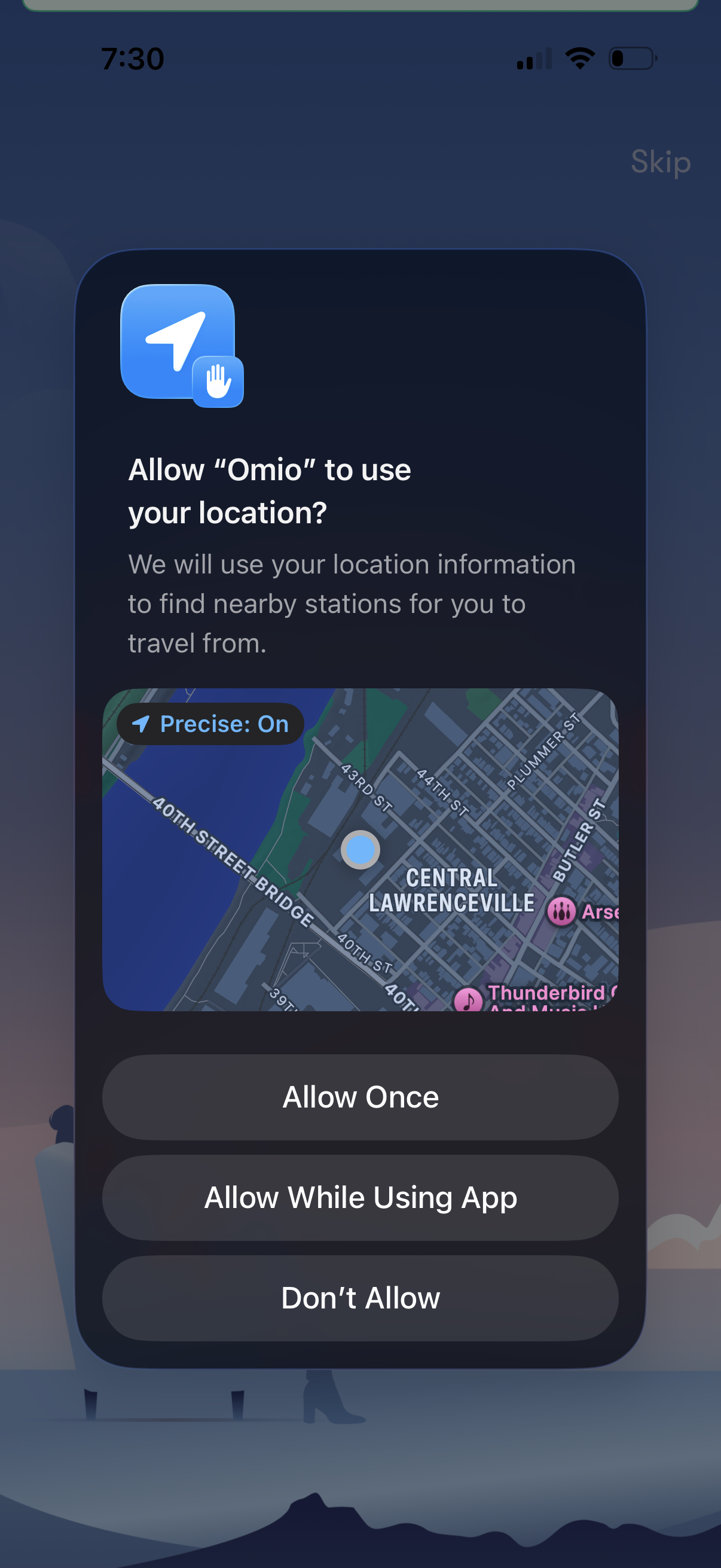omio app screenshot 2