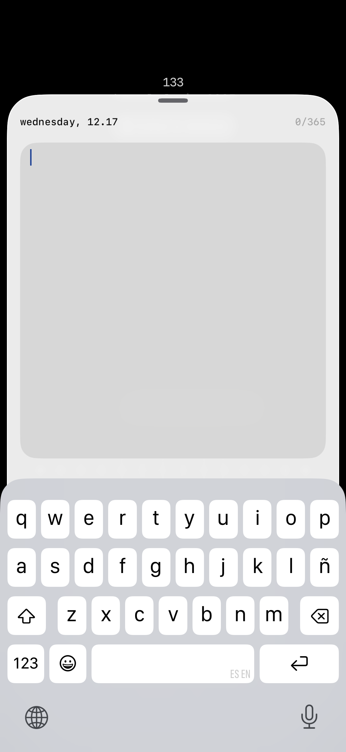 one-year app screenshot 2