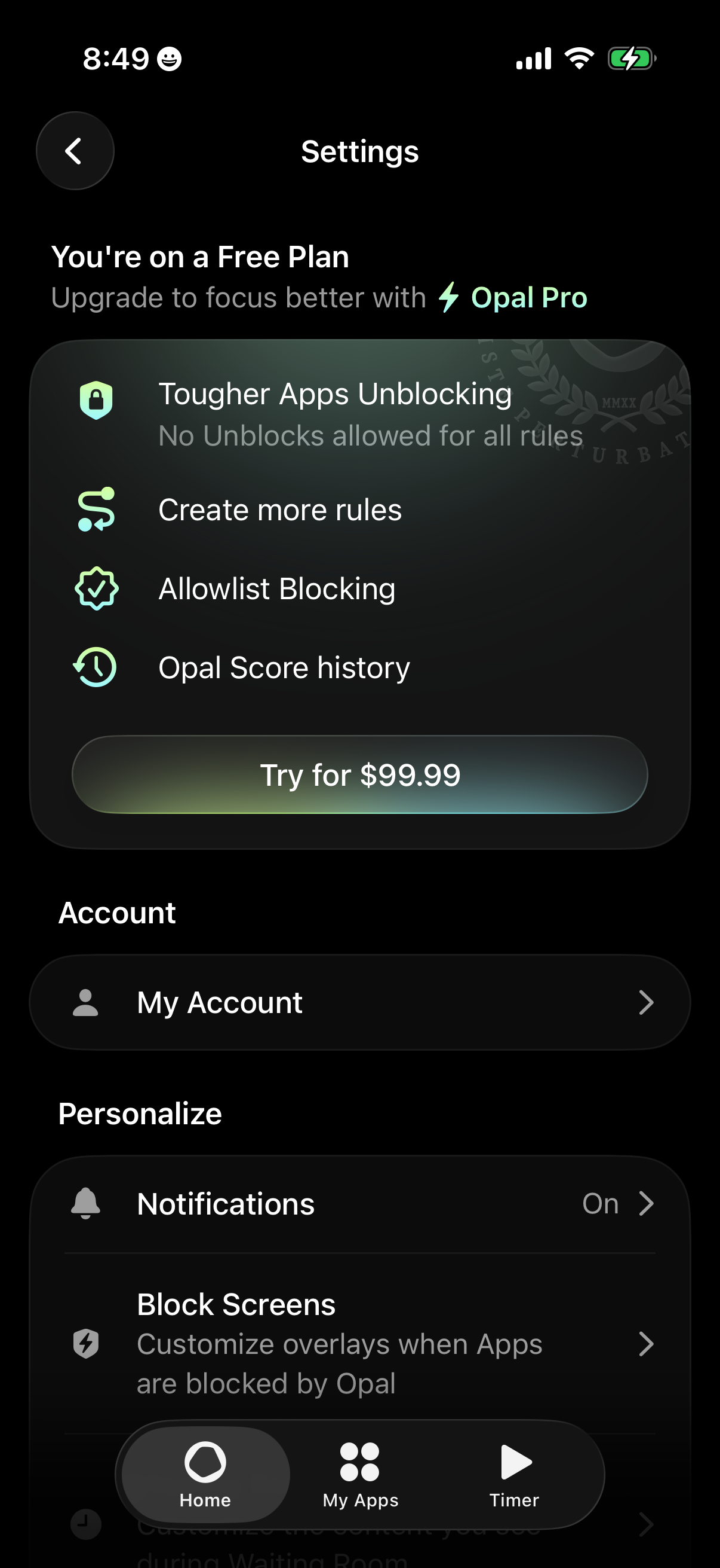 opal screen