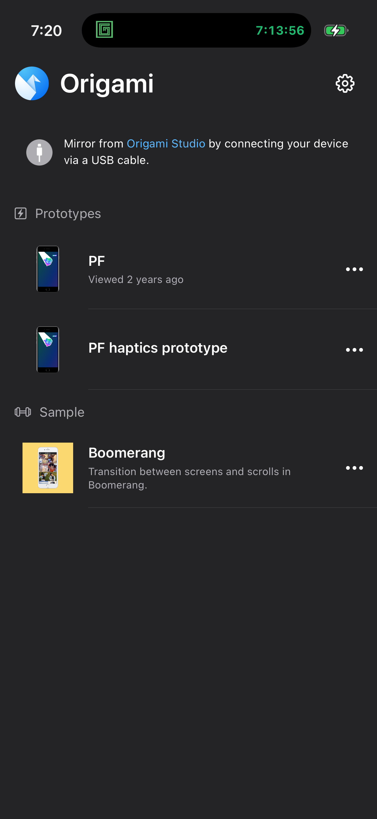 origami app screenshot 1