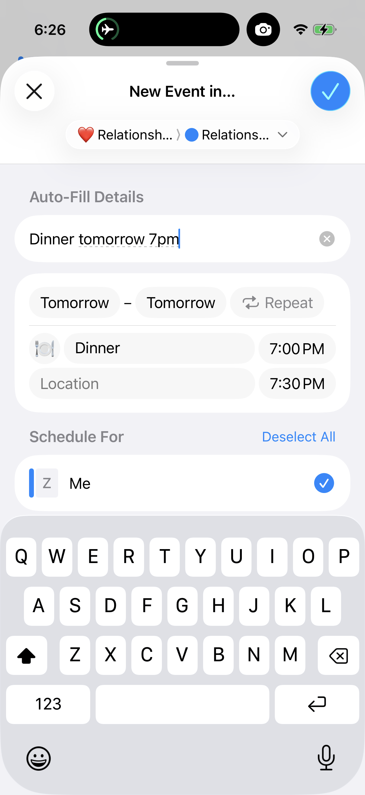 Ourcal app screenshot 5