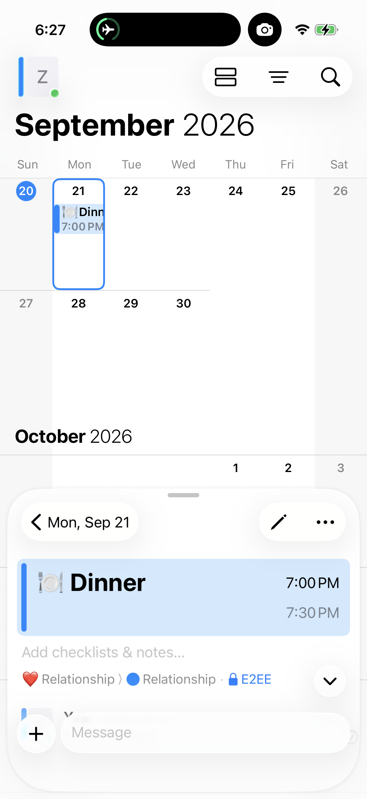 Ourcal app screenshot 4