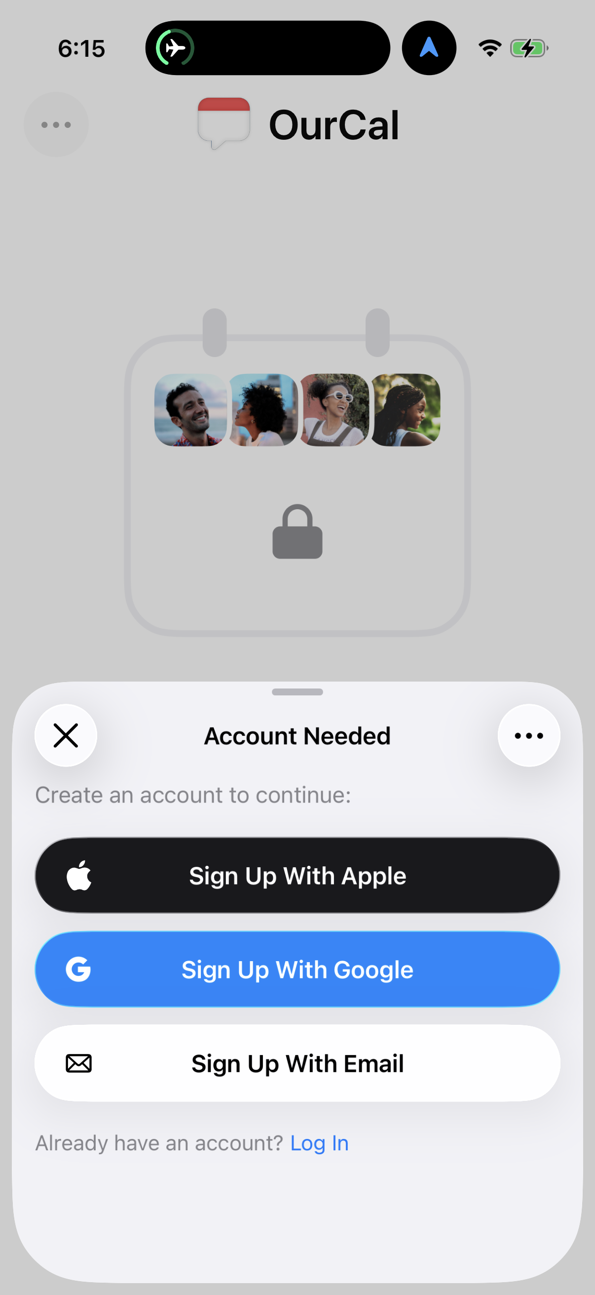 Step 3 of Ourcal Onboarding