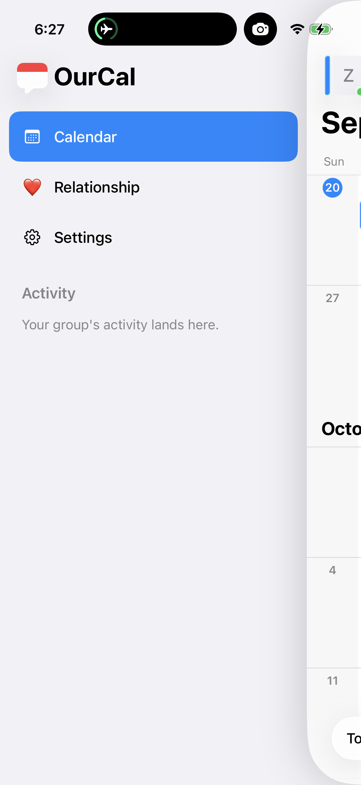 Step 1 of Ourcal Group Collaboration