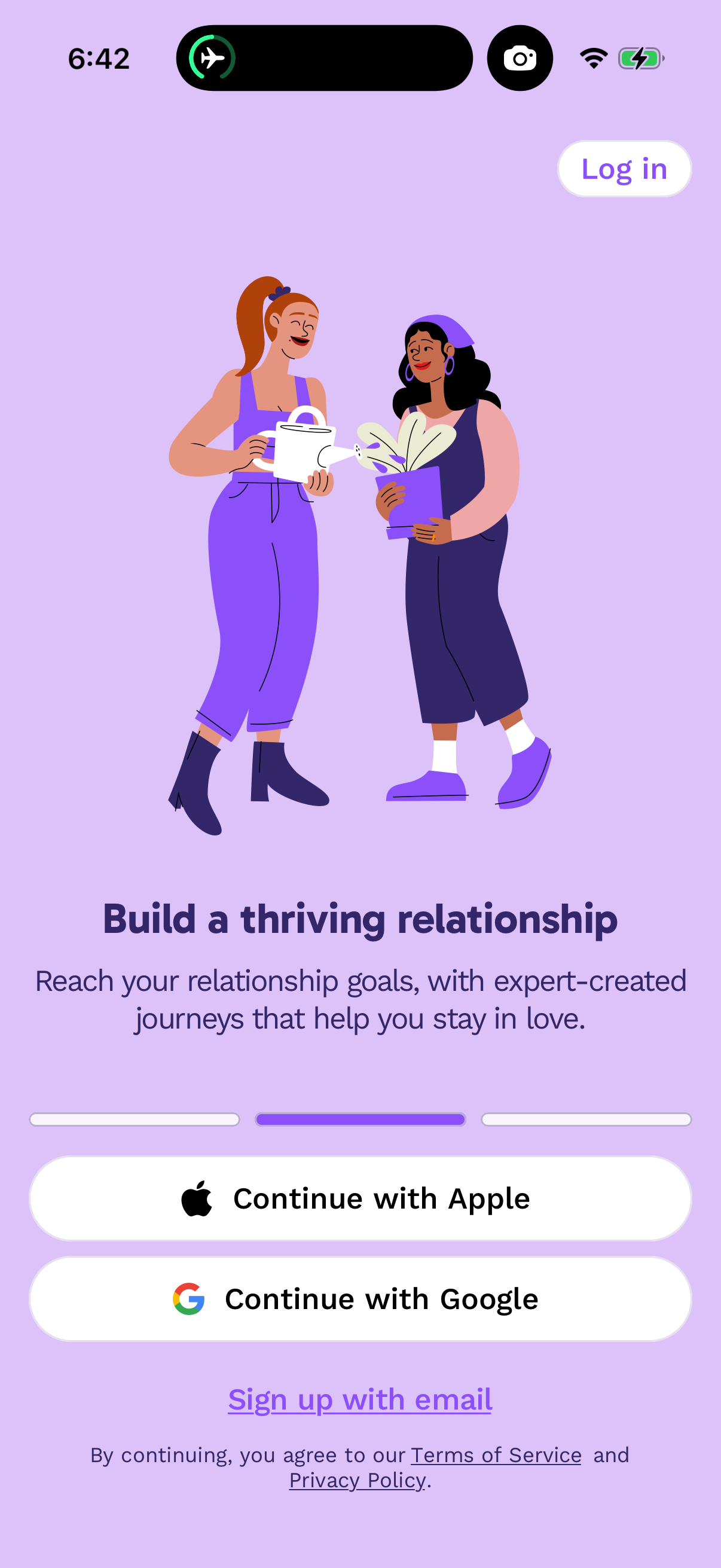 Step 1 of Paired Onboarding