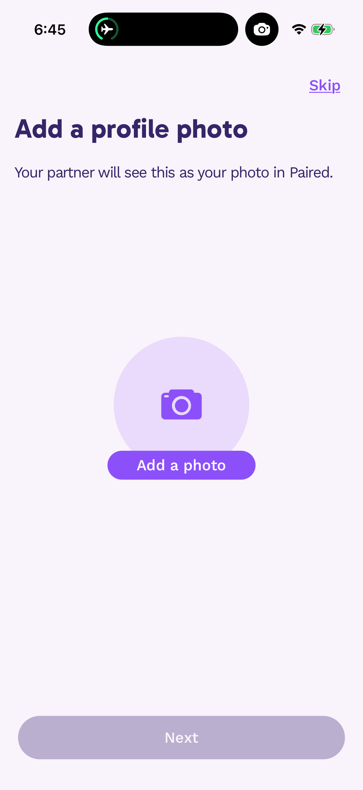 Step 4 of Paired Onboarding