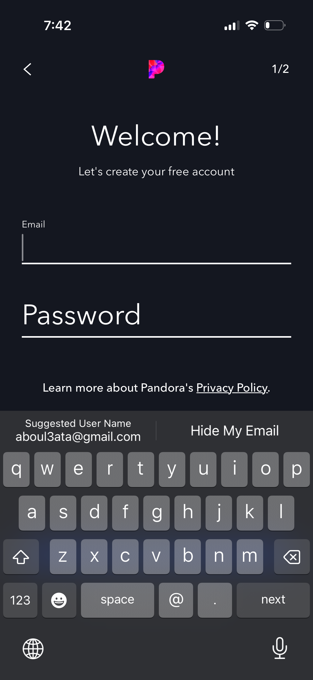 pandora app screenshot 4