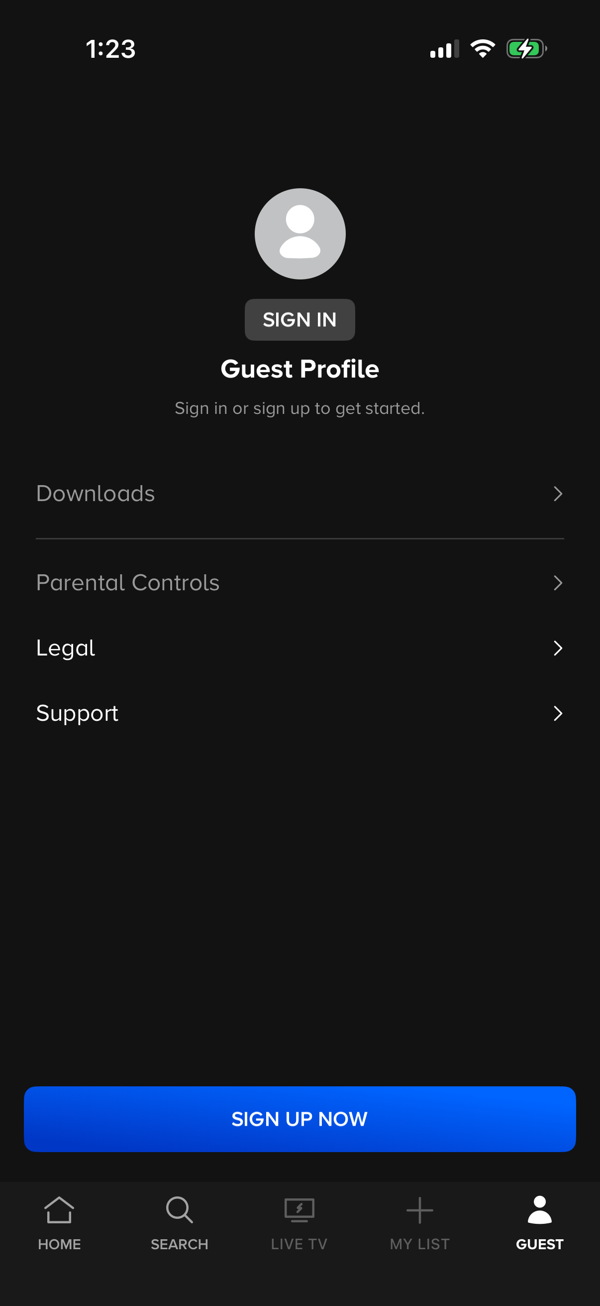 Step 1 of paramount Paywall