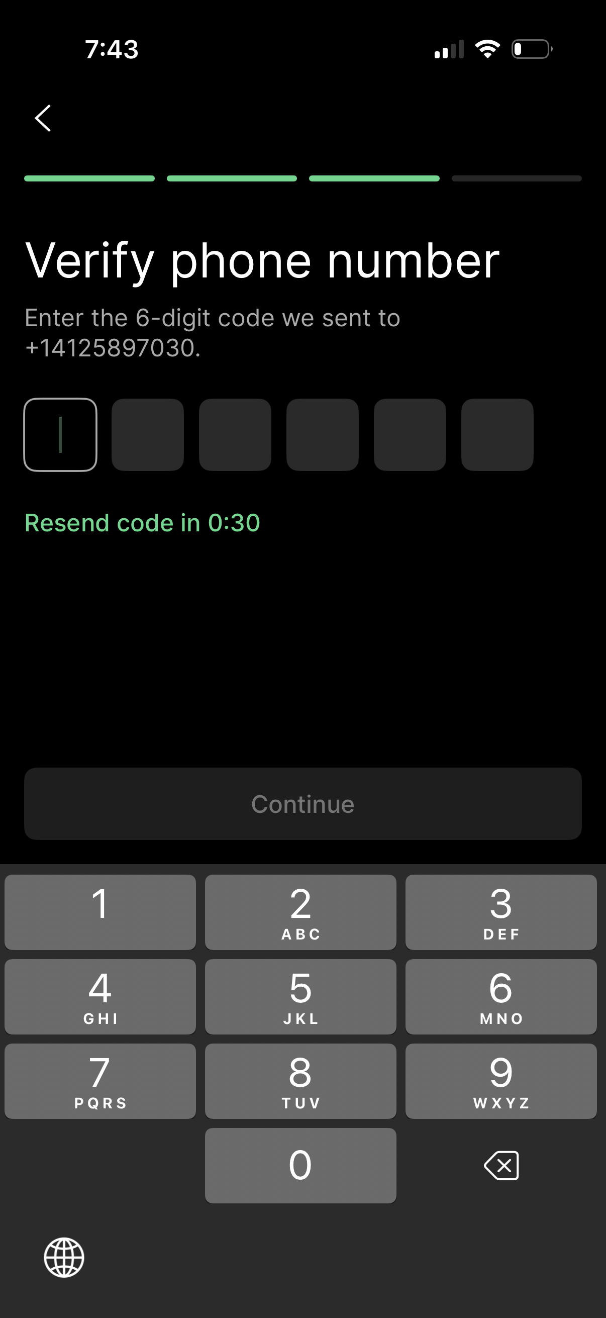 parkmobile app screenshot 2