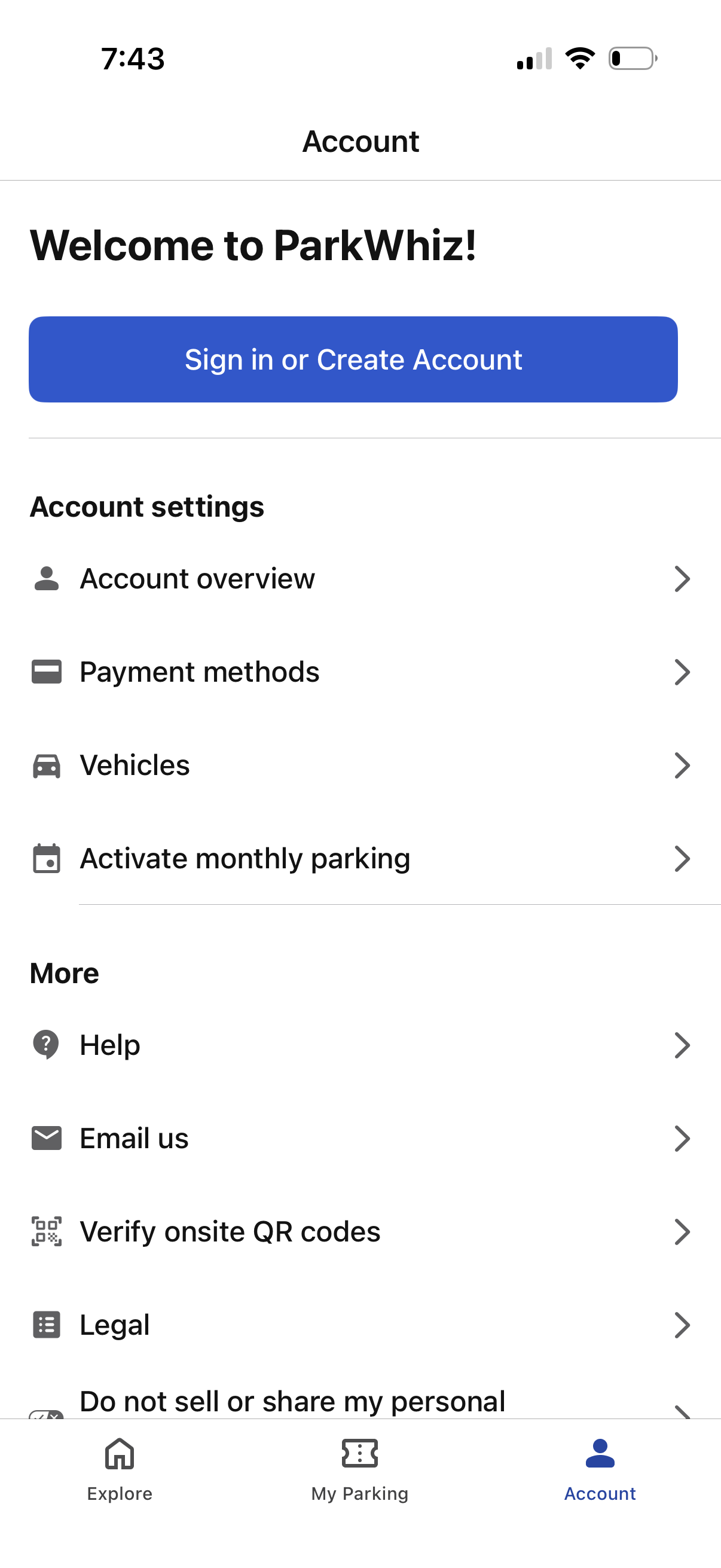 parkwhiz app screenshot 4