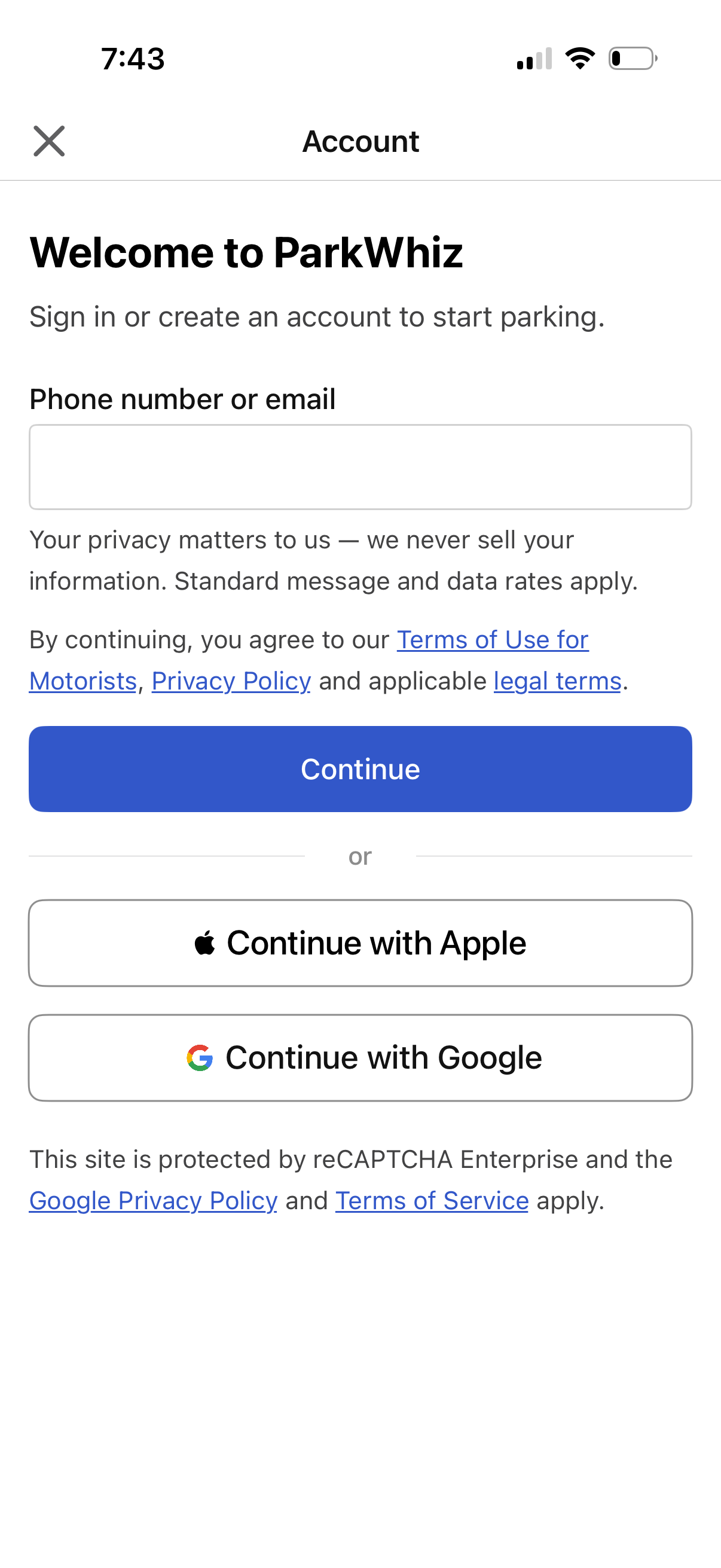 parkwhiz app screenshot 3