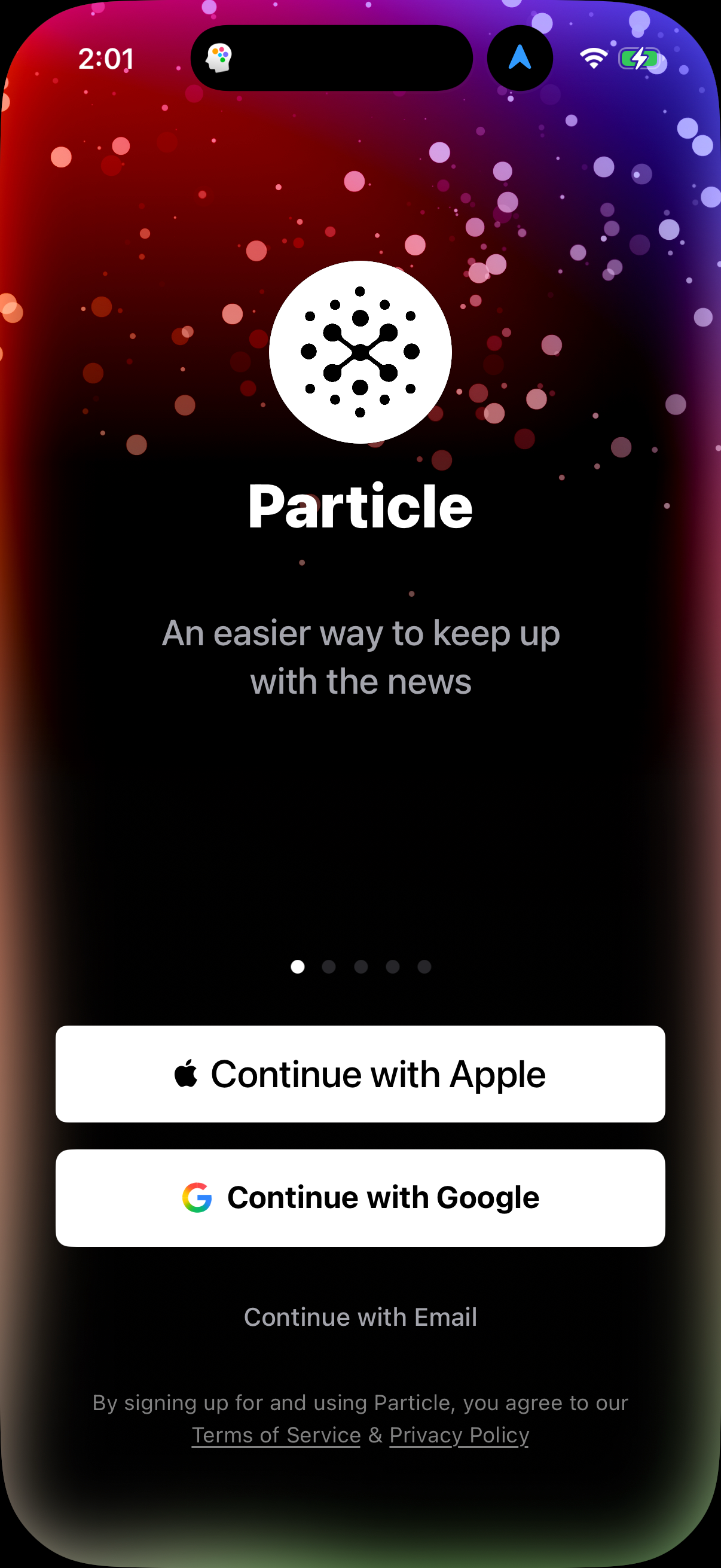 Step 1 of particle Main_tabs