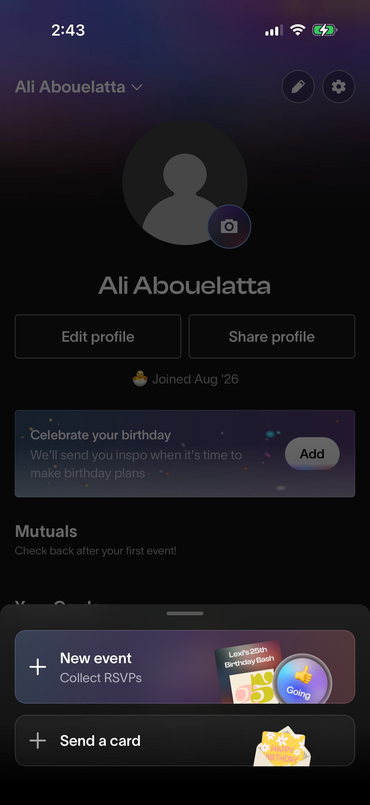 Step 2 of Partiful Event Creation