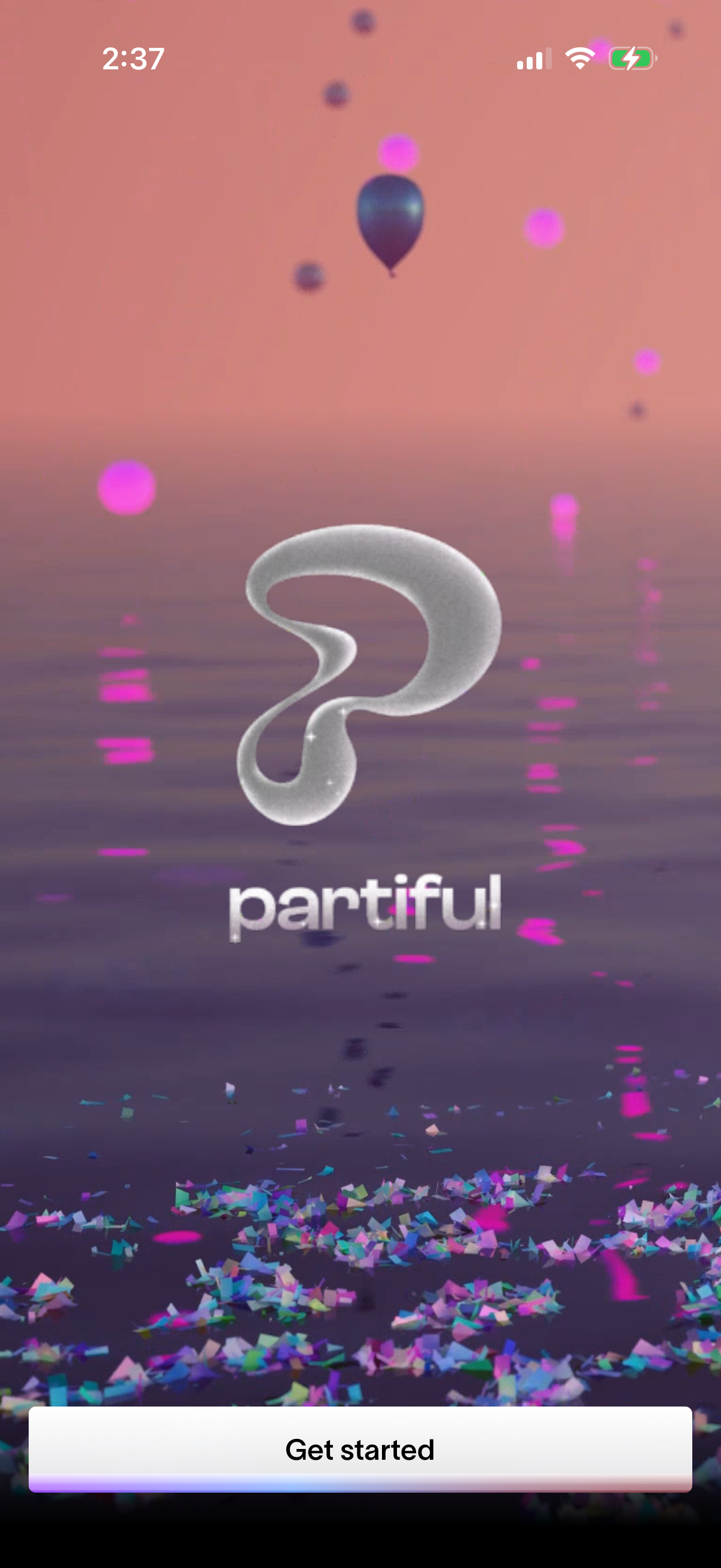 Step 1 of Partiful Onboarding