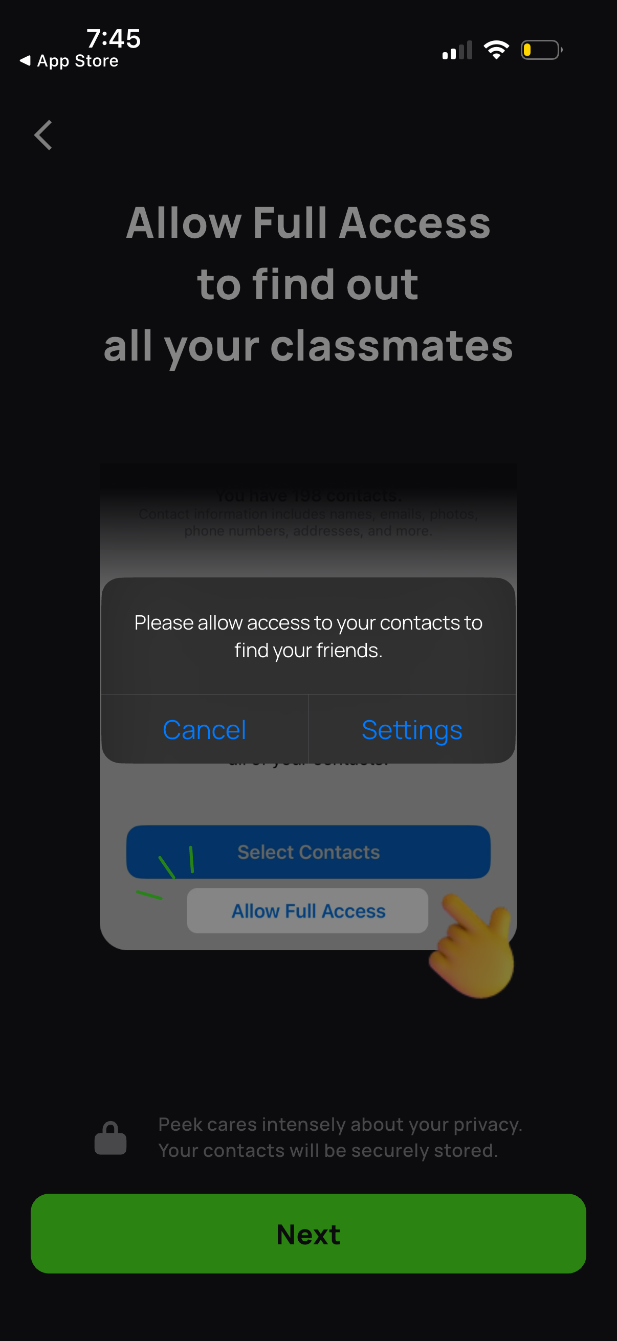 peek app screenshot 1
