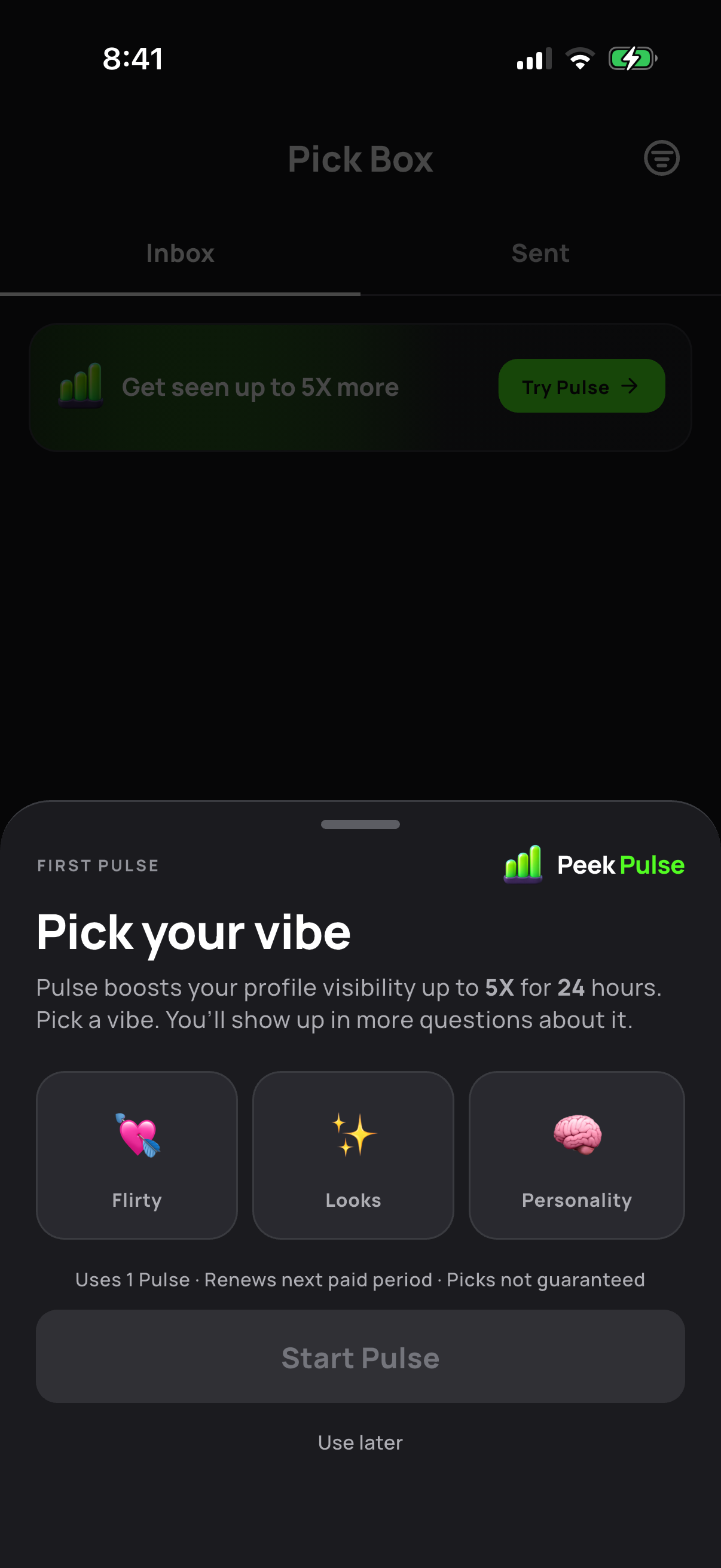 Step 2 of Peek Locked Feature Paywall