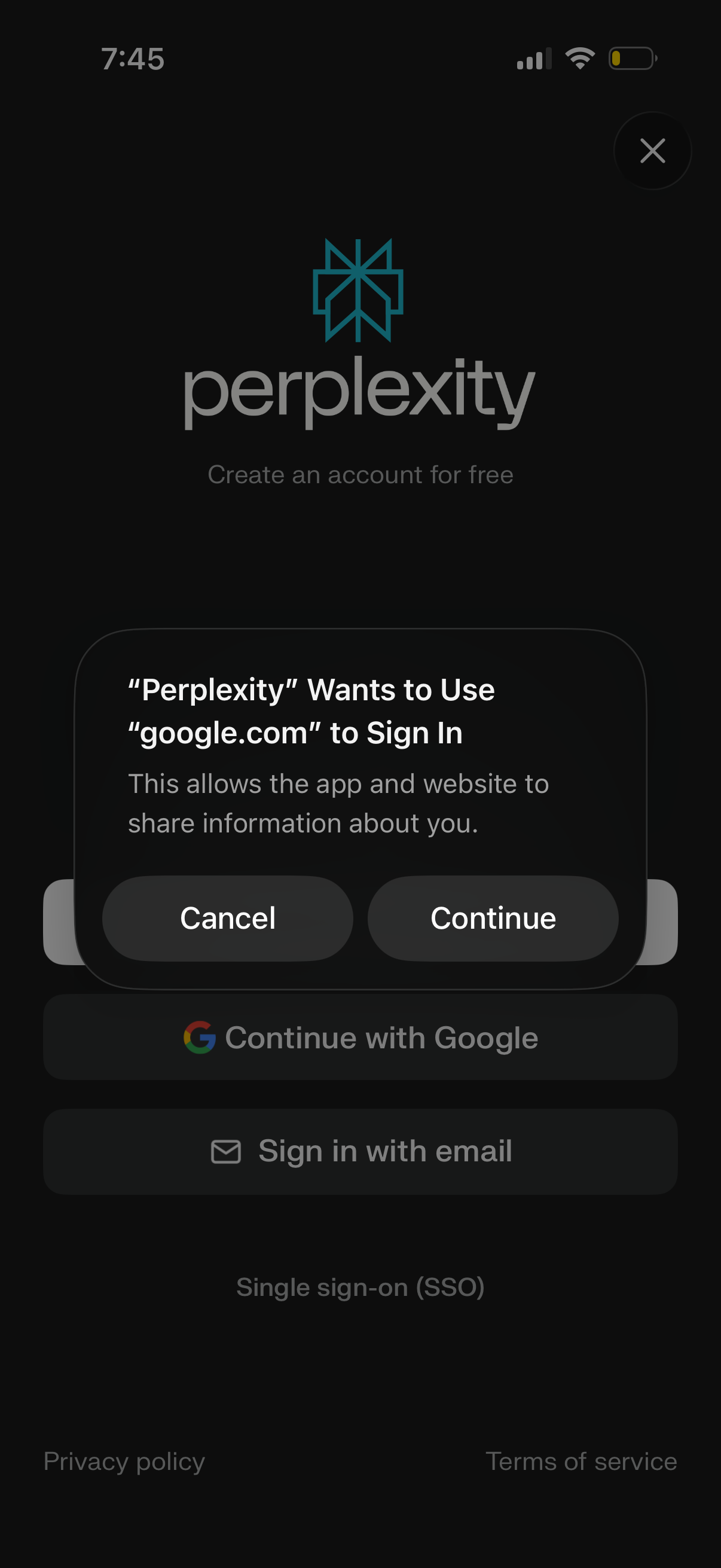 perplexity app screenshot 5