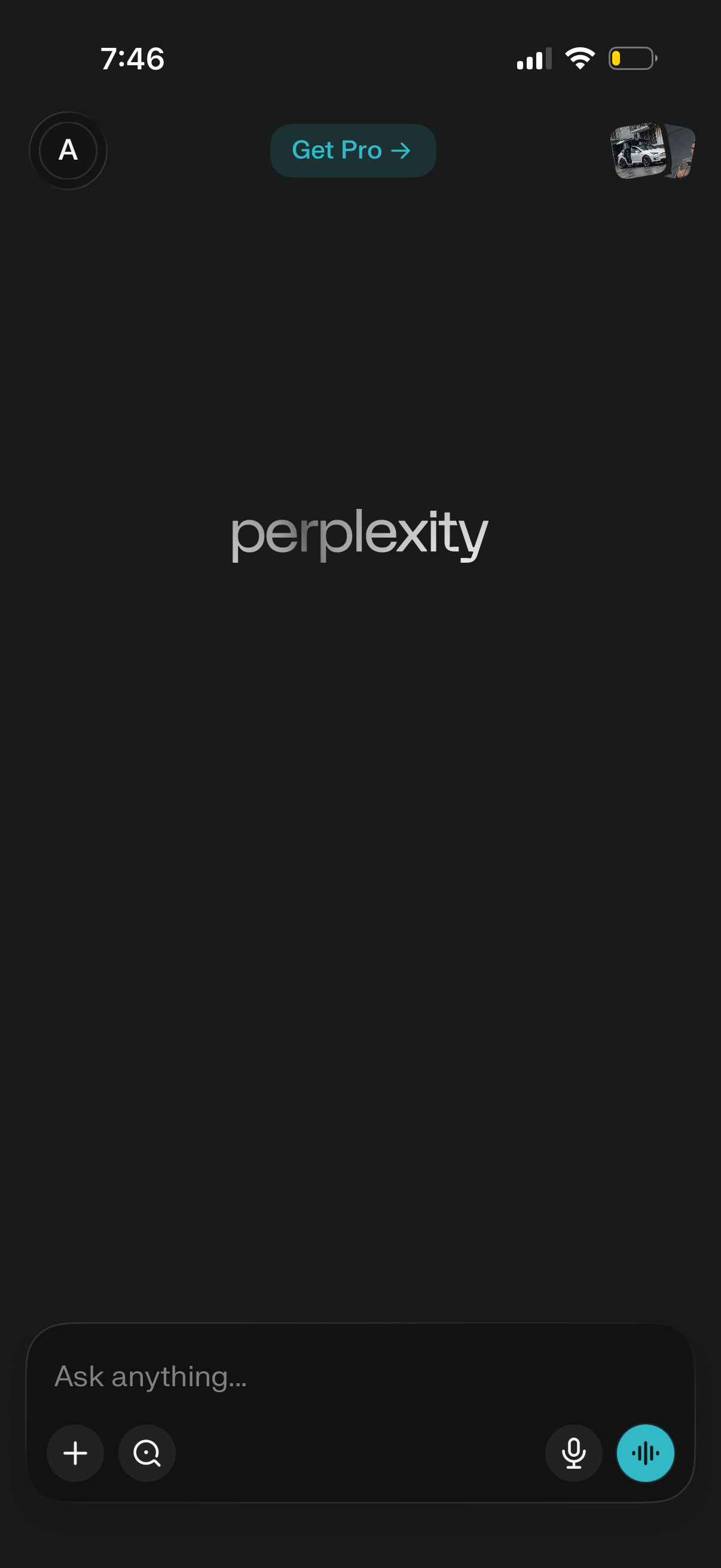perplexity app screenshot 1