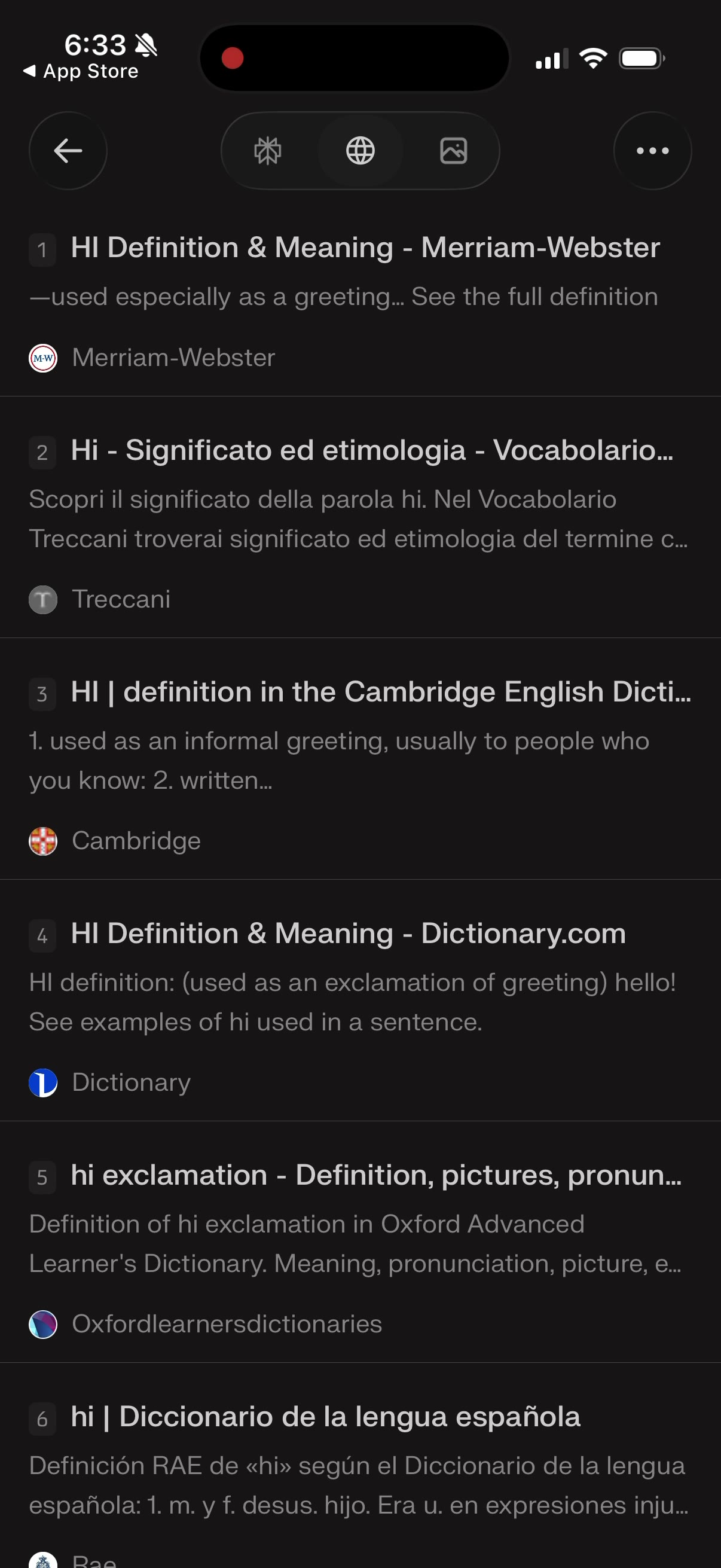 Perplexity app screenshot 5
