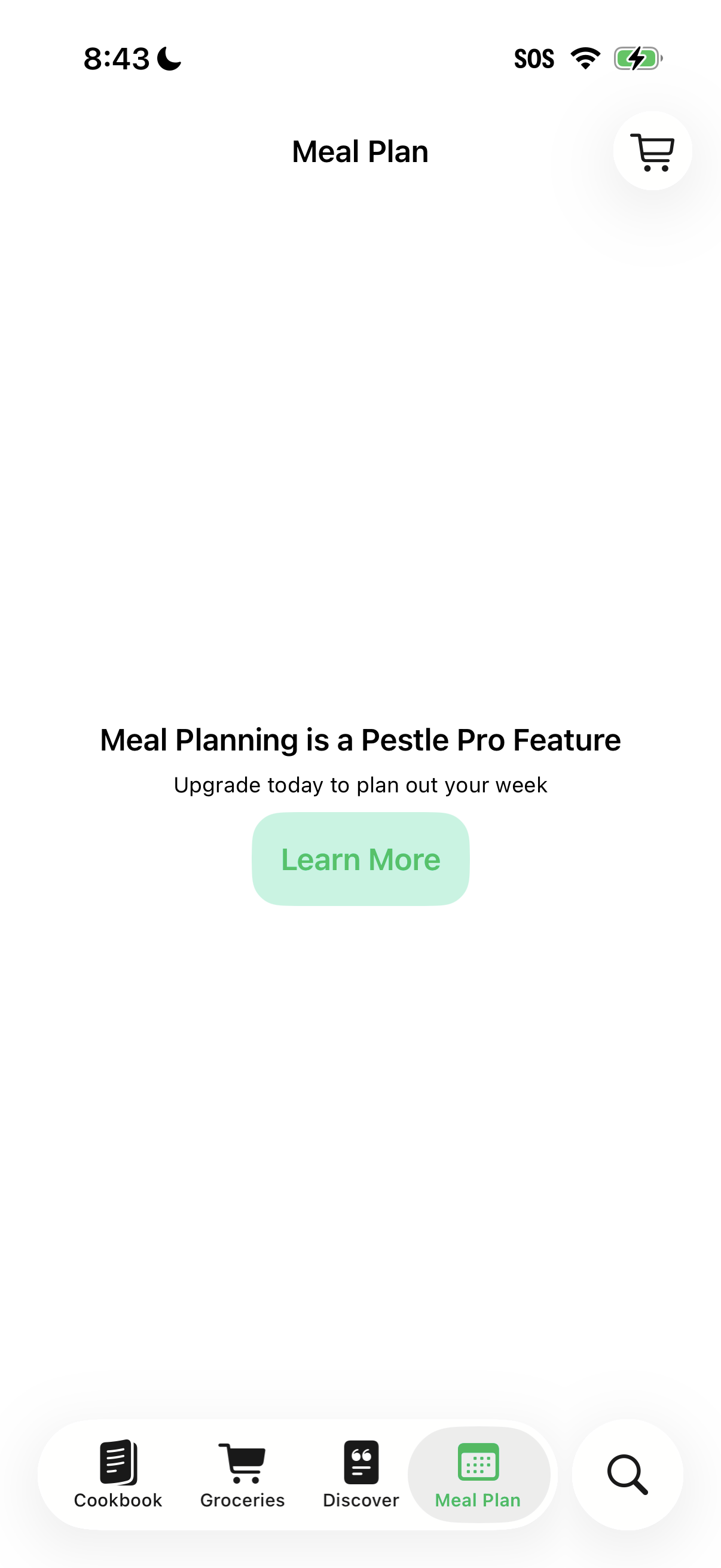 pestle screen