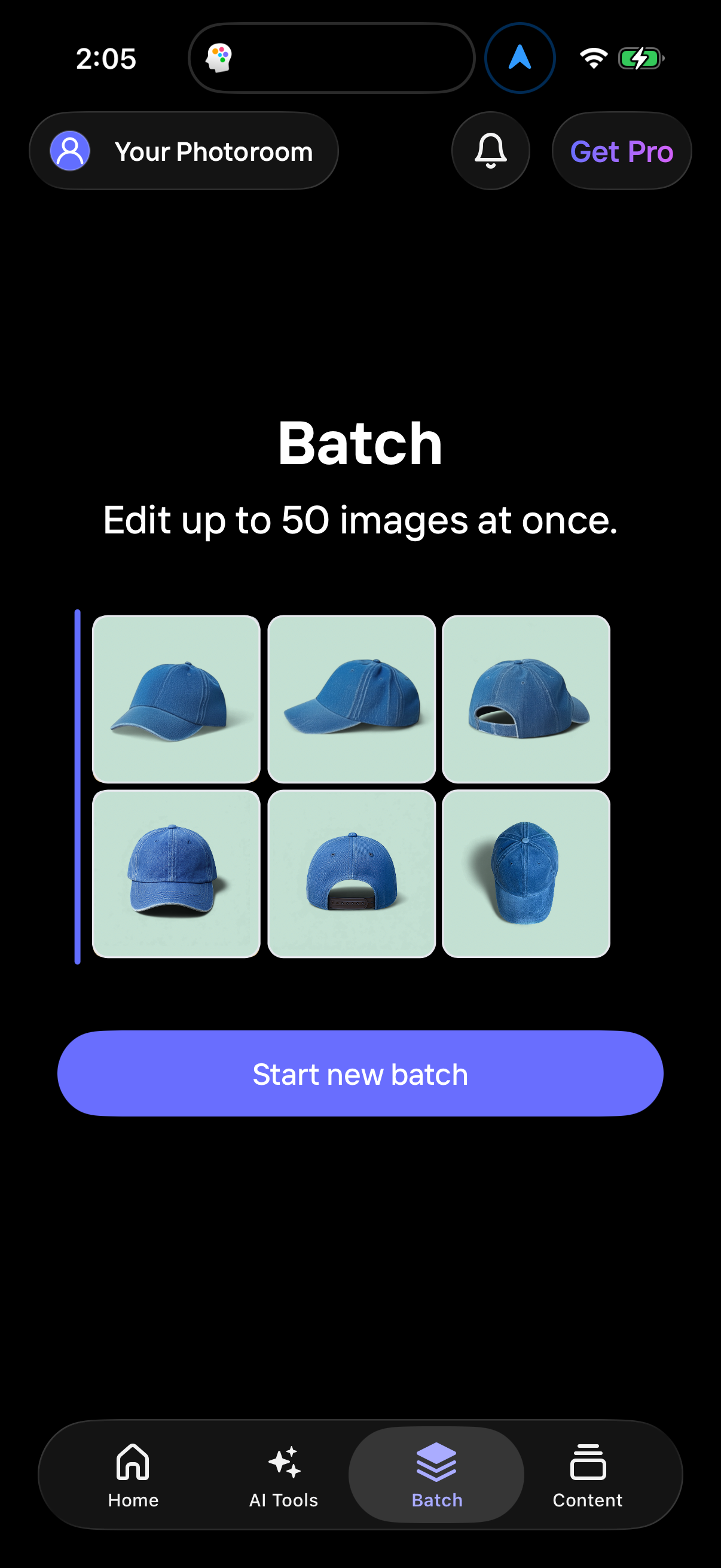 Step 3 of photoroom Main_tabs