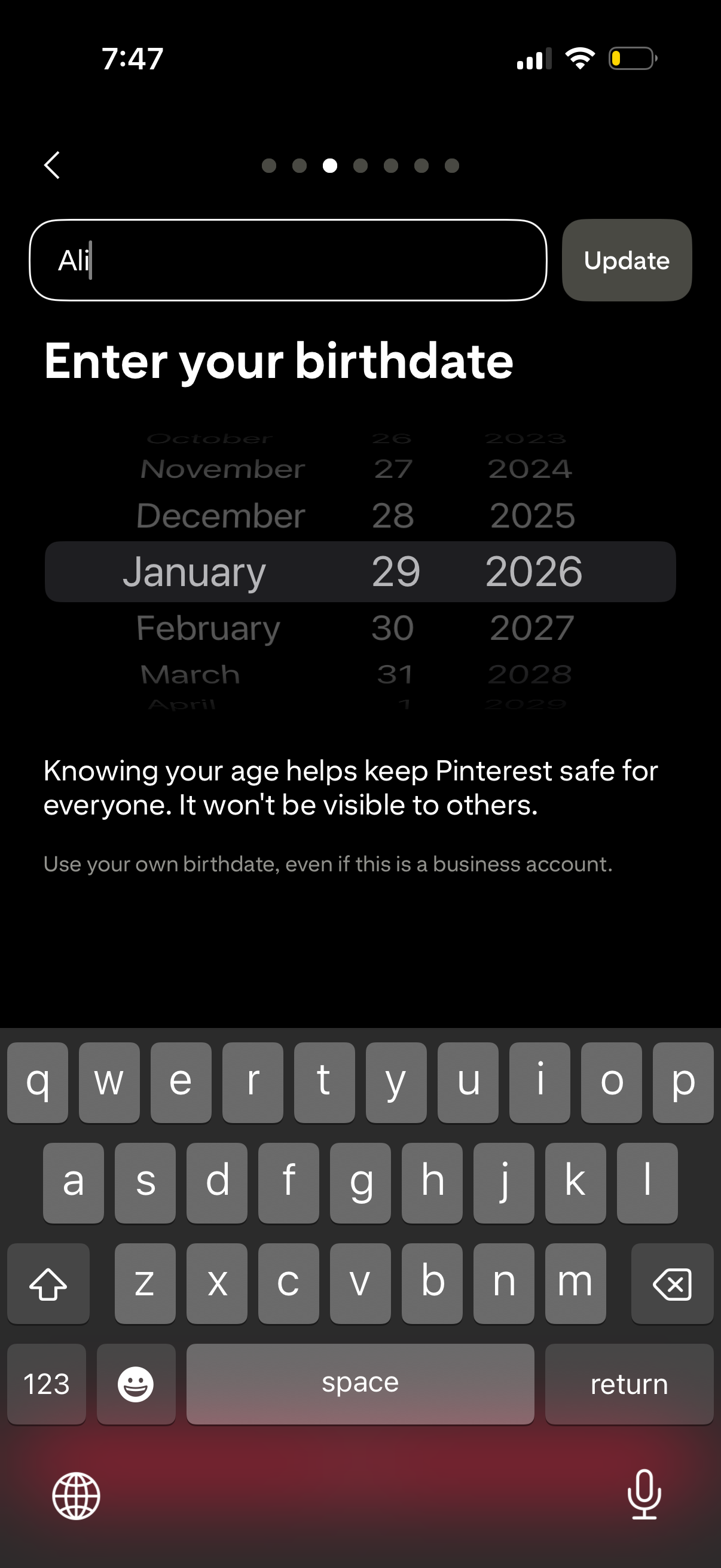 pinterest app screenshot 7