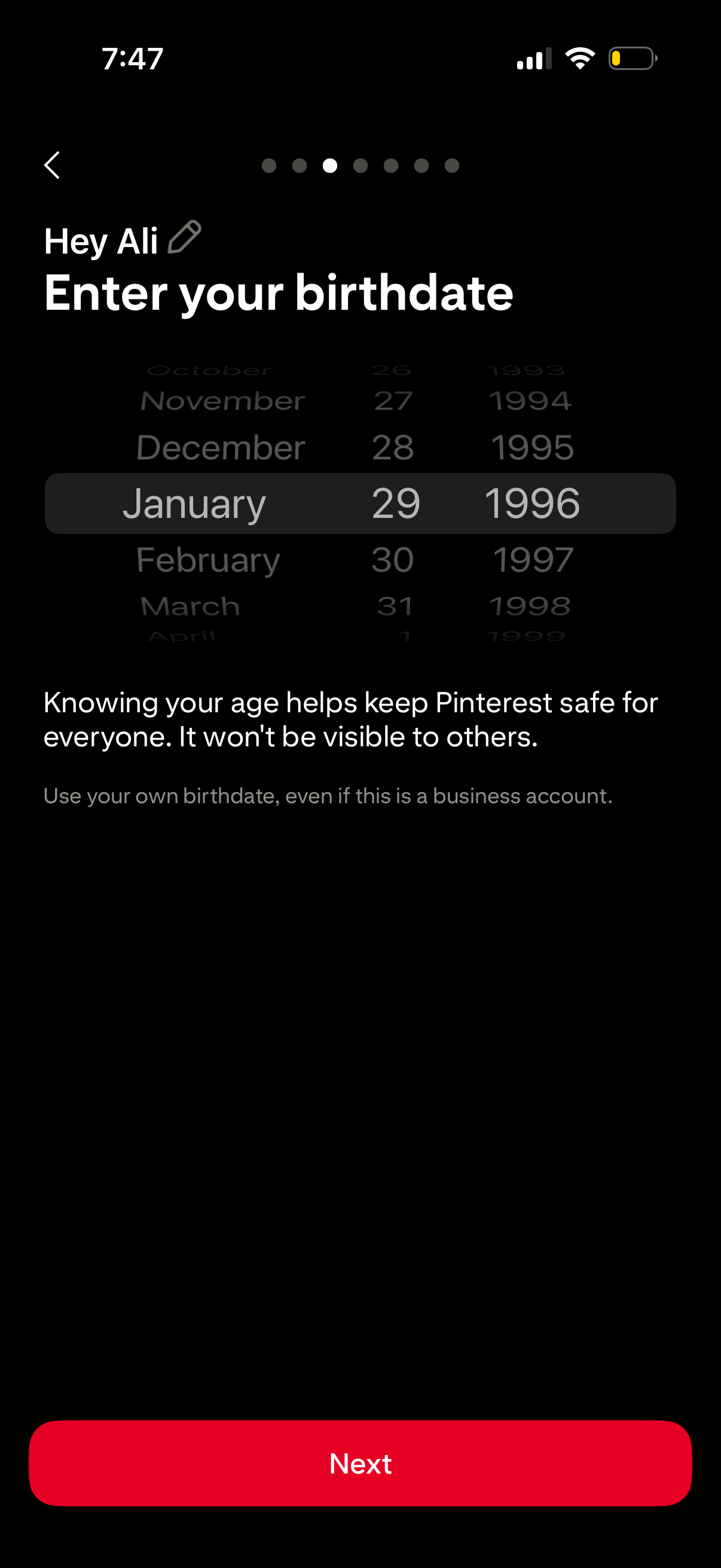 pinterest app screenshot 6