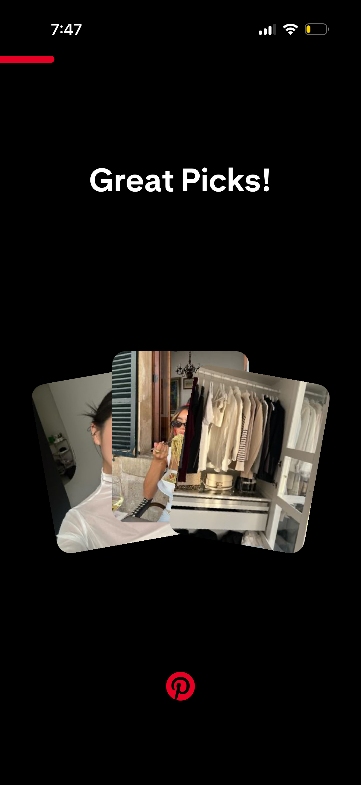 pinterest app screenshot 2