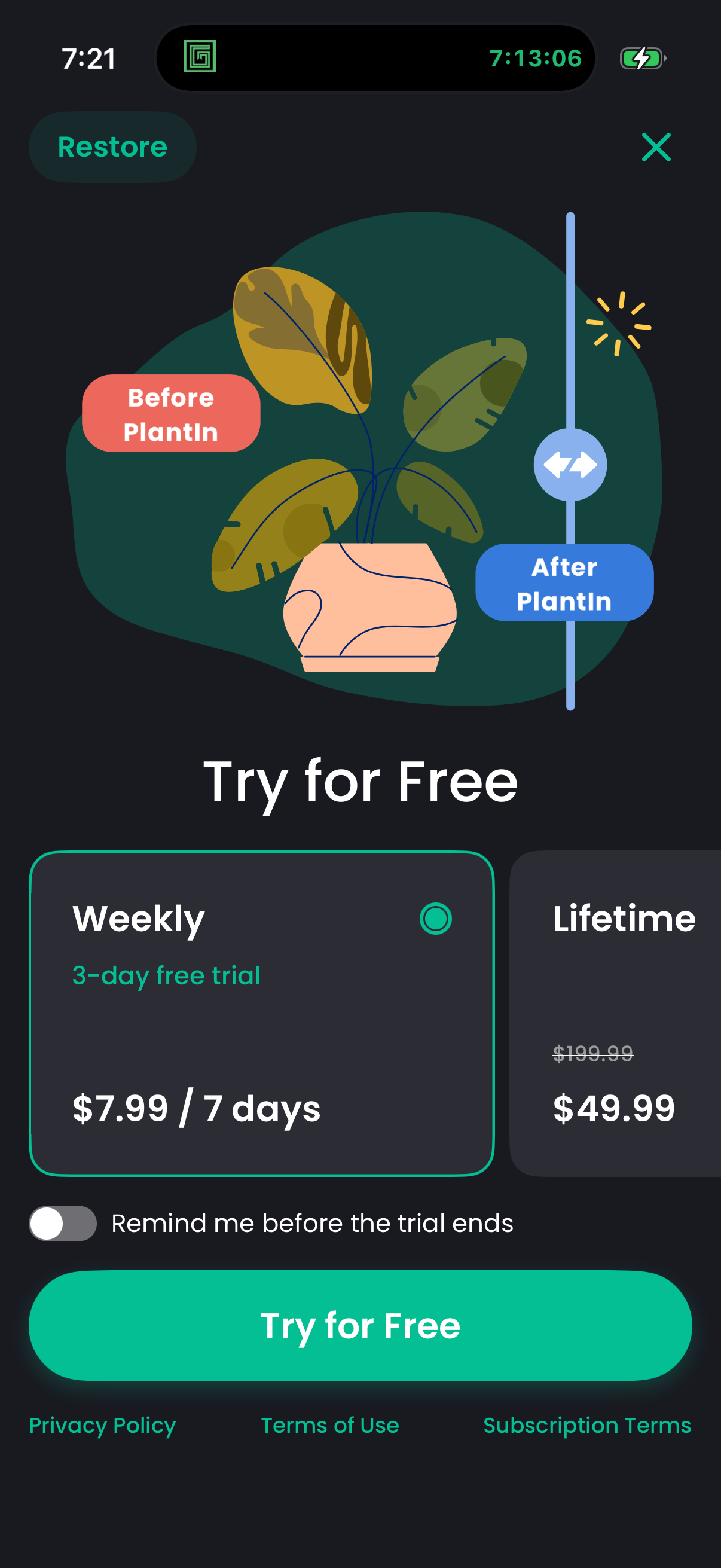 plantin app screenshot 2
