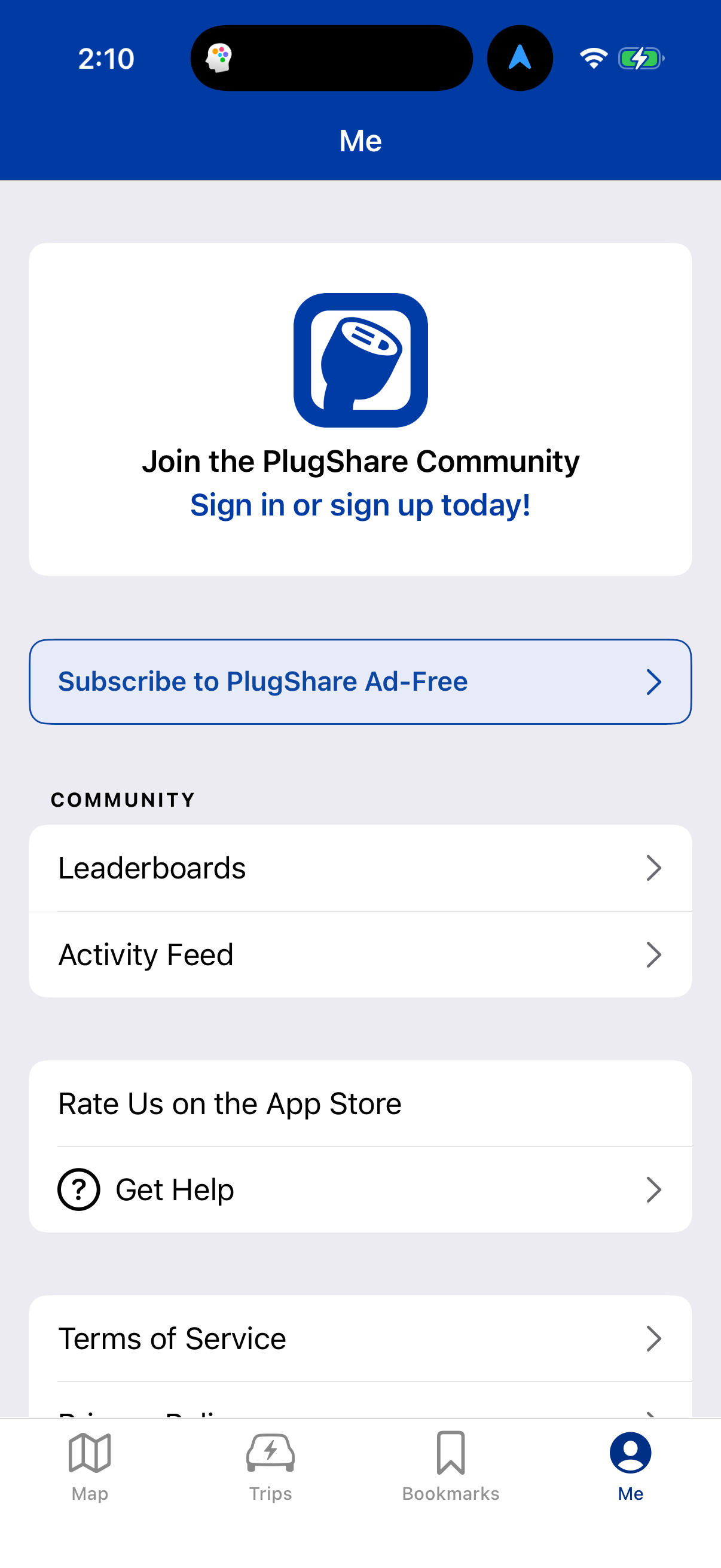 Step 4 of plugshare Main_tabs