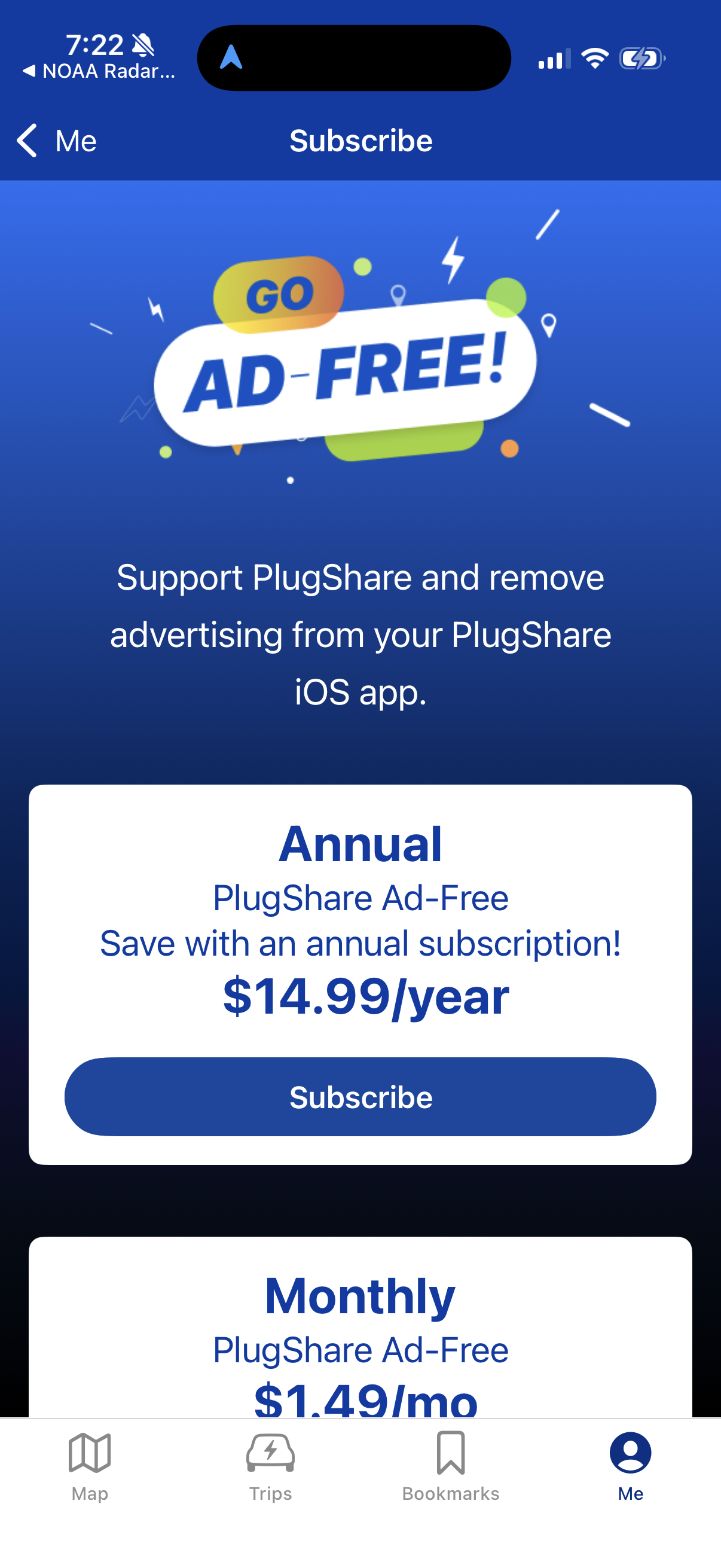 Step 2 of Plugshare Manage account settings