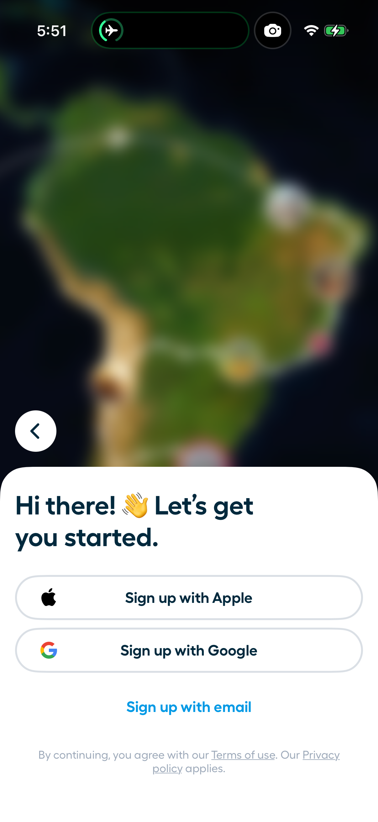 Step 3 of Polarsteps Onboarding