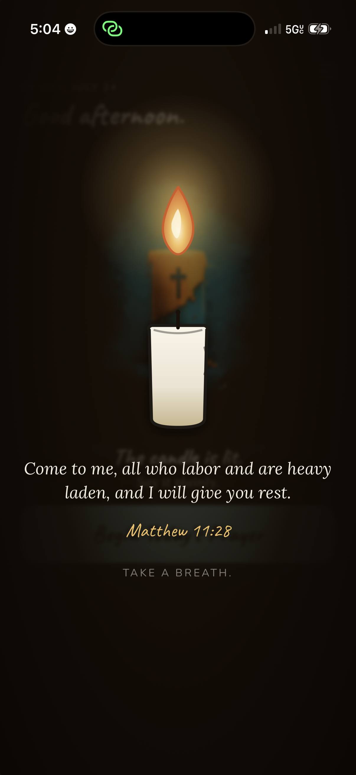 Step 3 of Prayer Candle Onboarding
