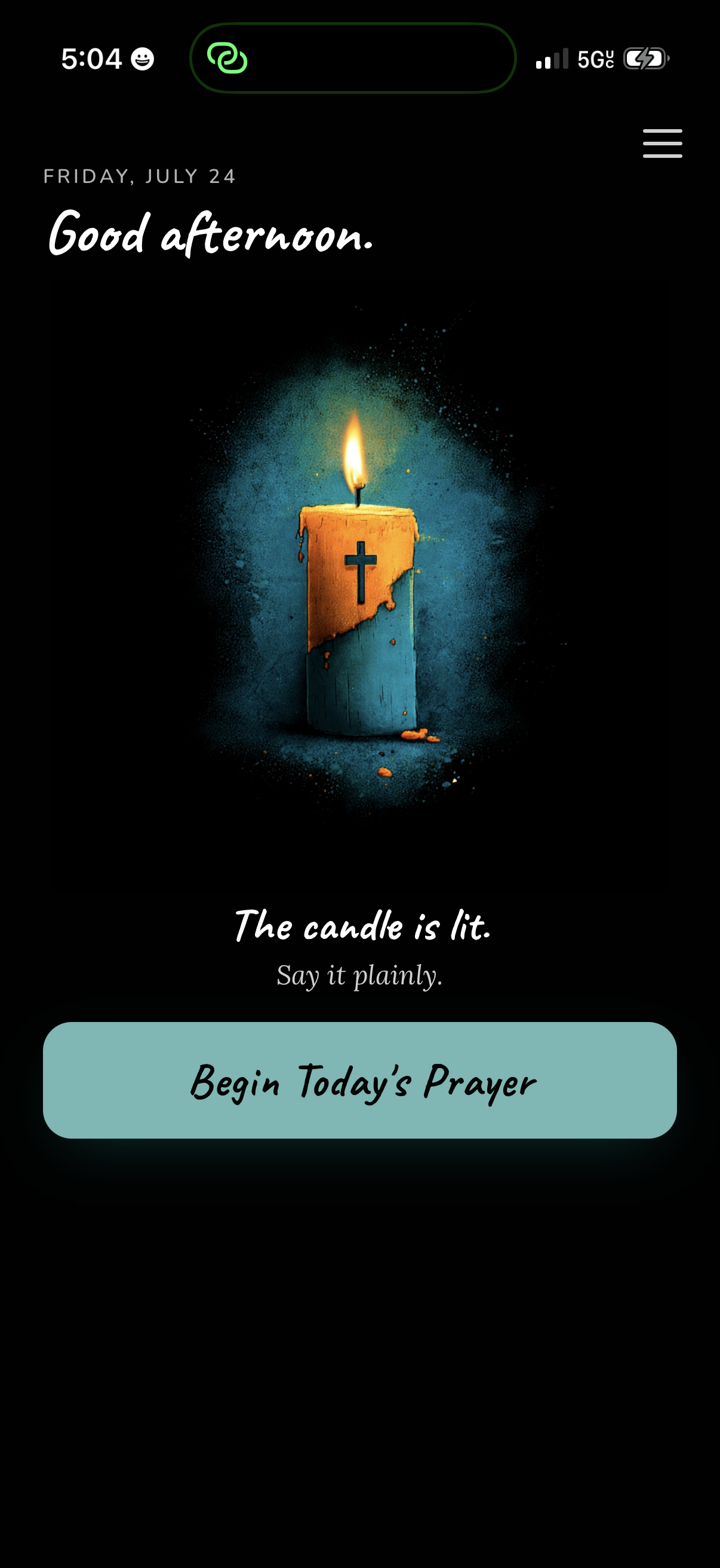 Step 4 of Prayer Candle Onboarding