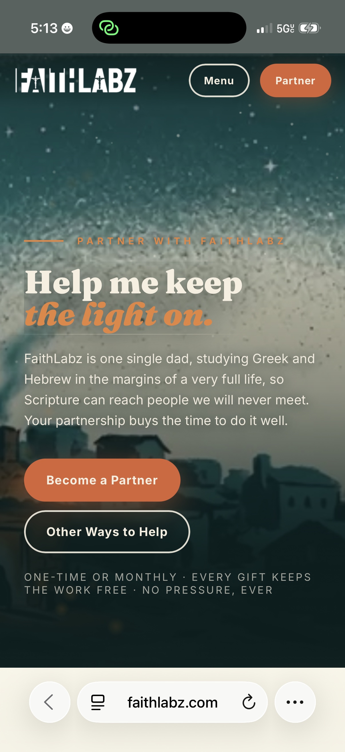 Step 2 of Prayer Candle Web Monetization