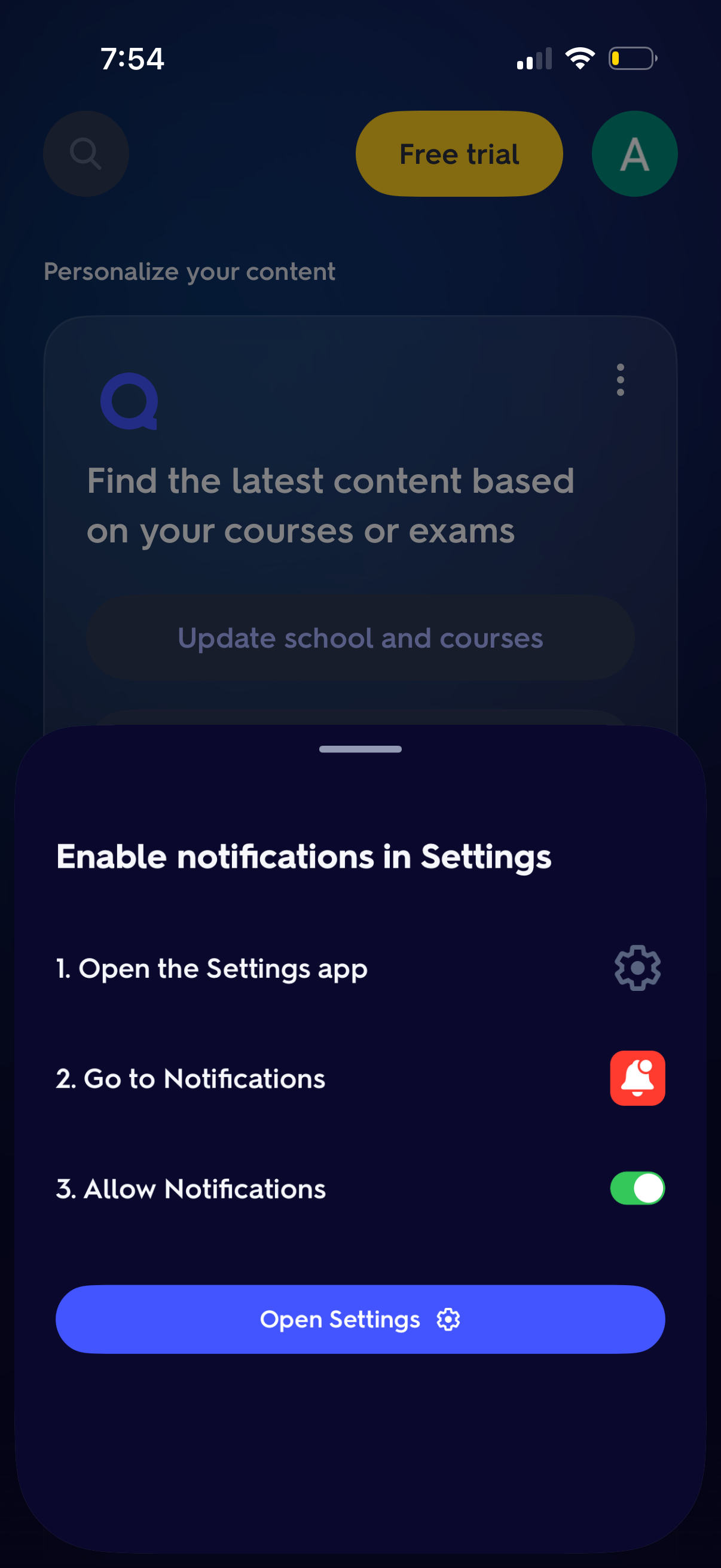 quizlet app screenshot 1