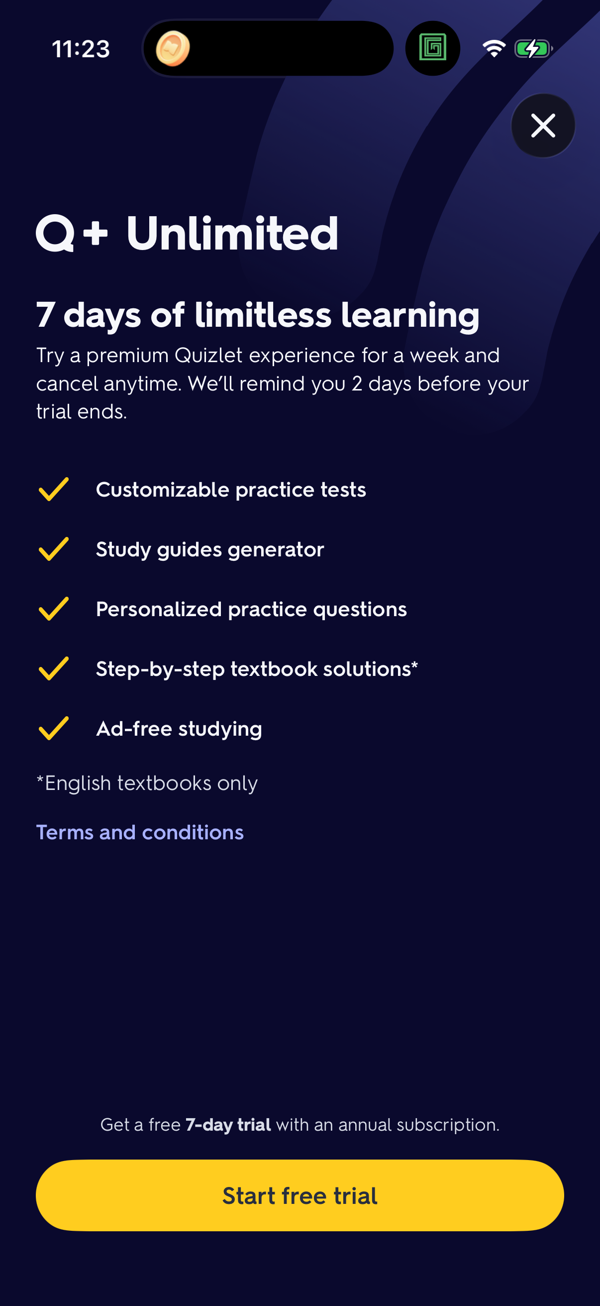 Step 1 of quizlet Paywall