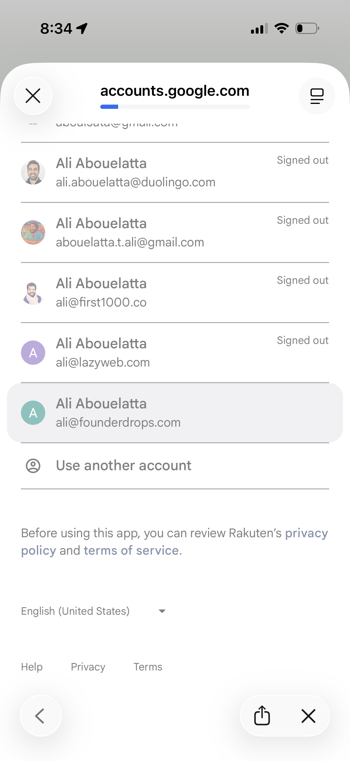 rakuten app screenshot 6