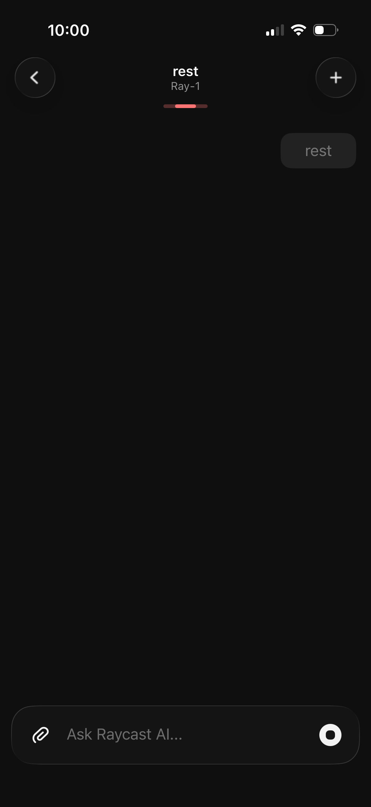 Step 5 of raycast Ask ai and switch