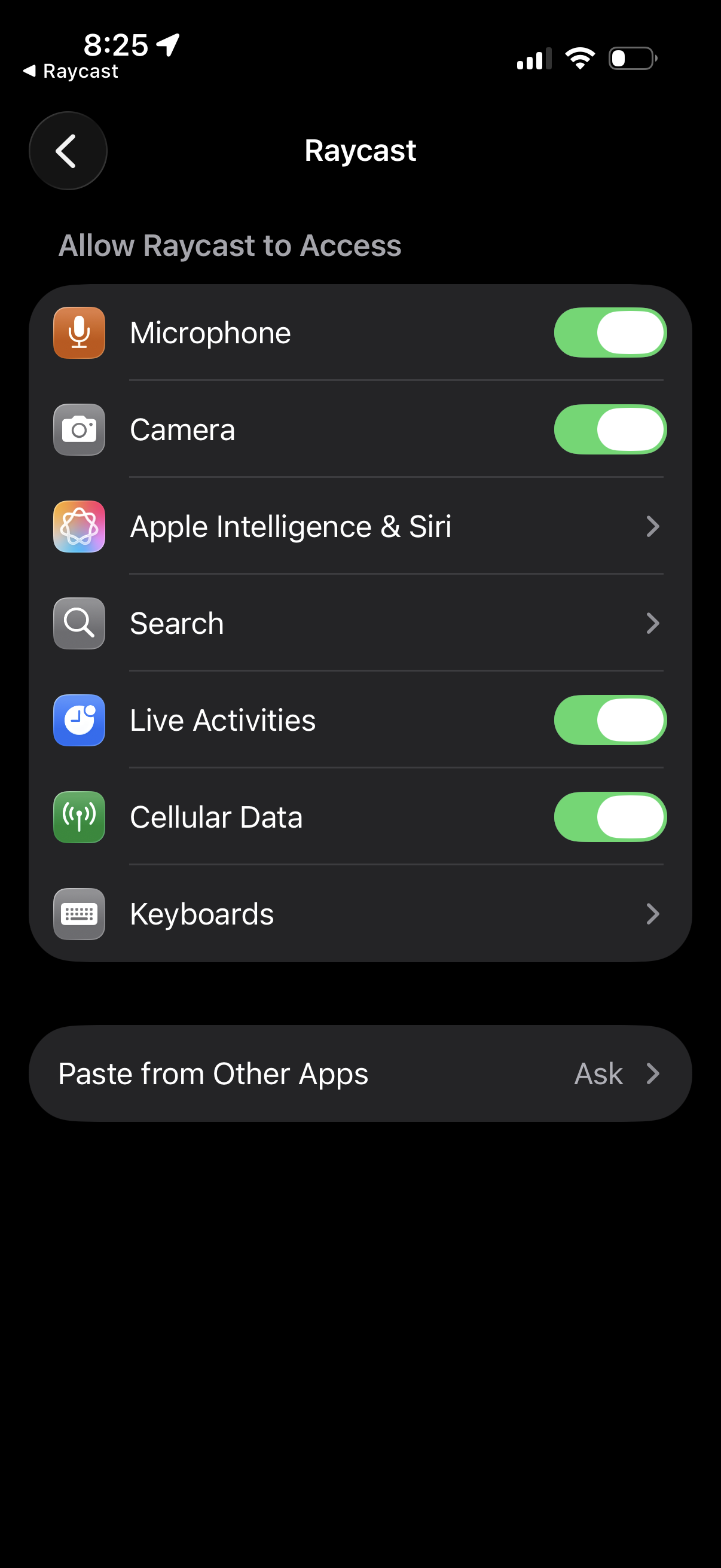 Raycast app screenshot 21