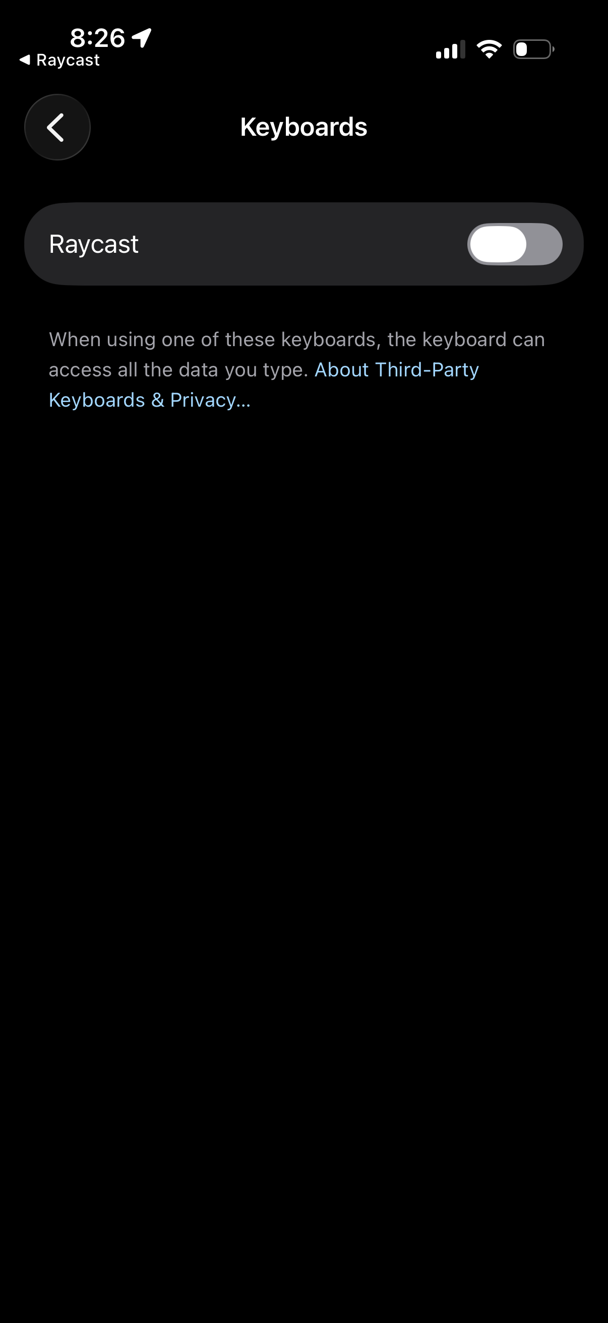 Raycast app screenshot 20