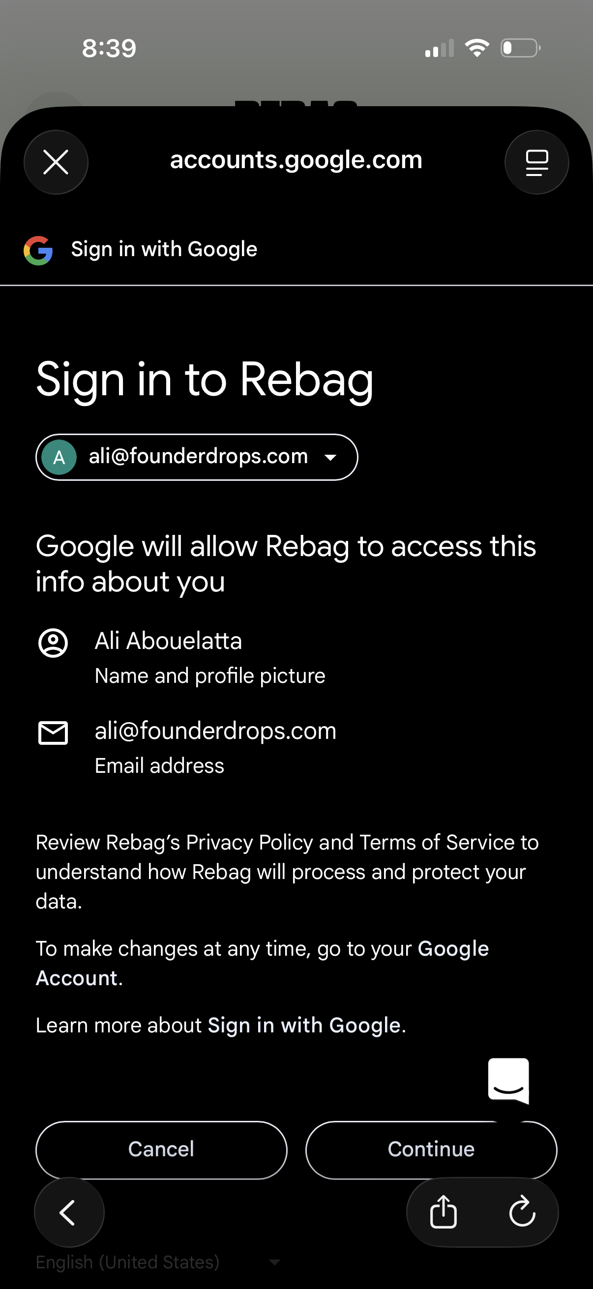 rebag app screenshot 2